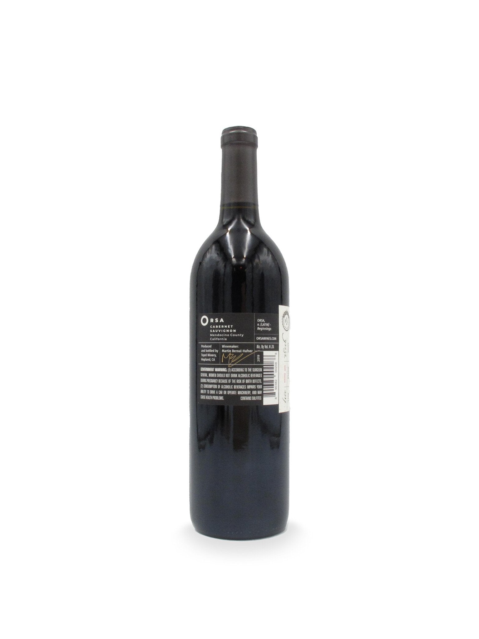 2019 Orsa Cabernet Sauvignon 750mL