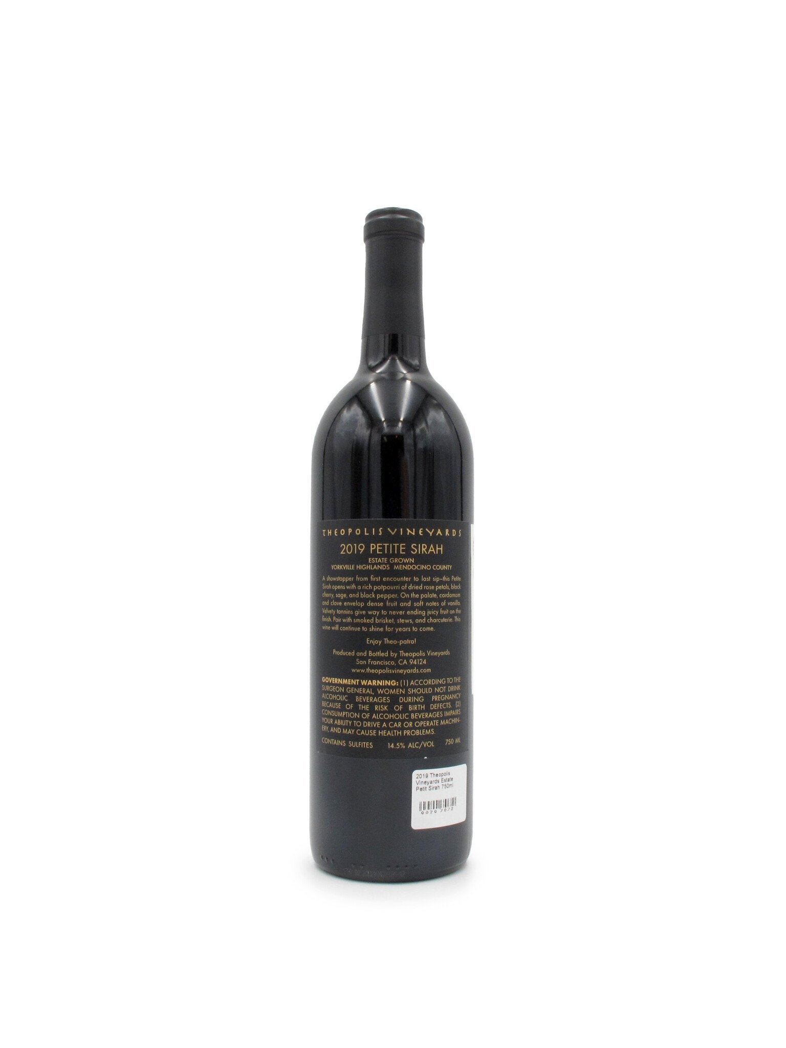 2020 Theopolis Vineyards Estate Petite Sirah 750mL