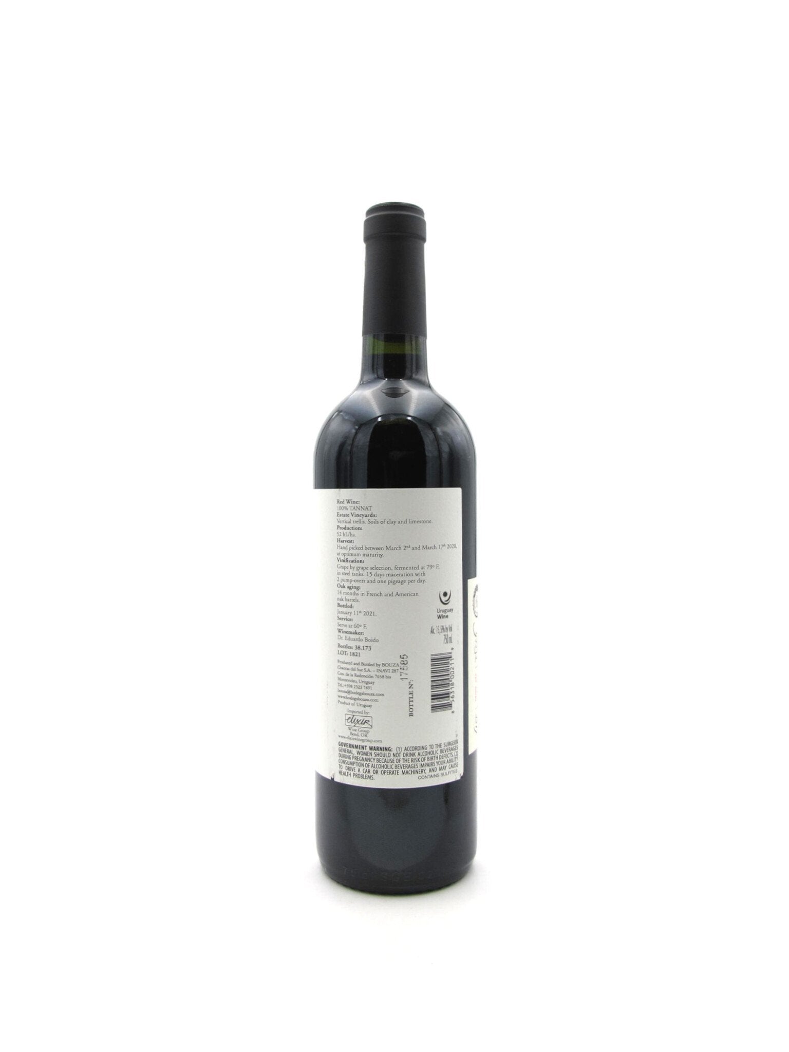 2022 Bodega Bouza Tannat Reserva 750mL