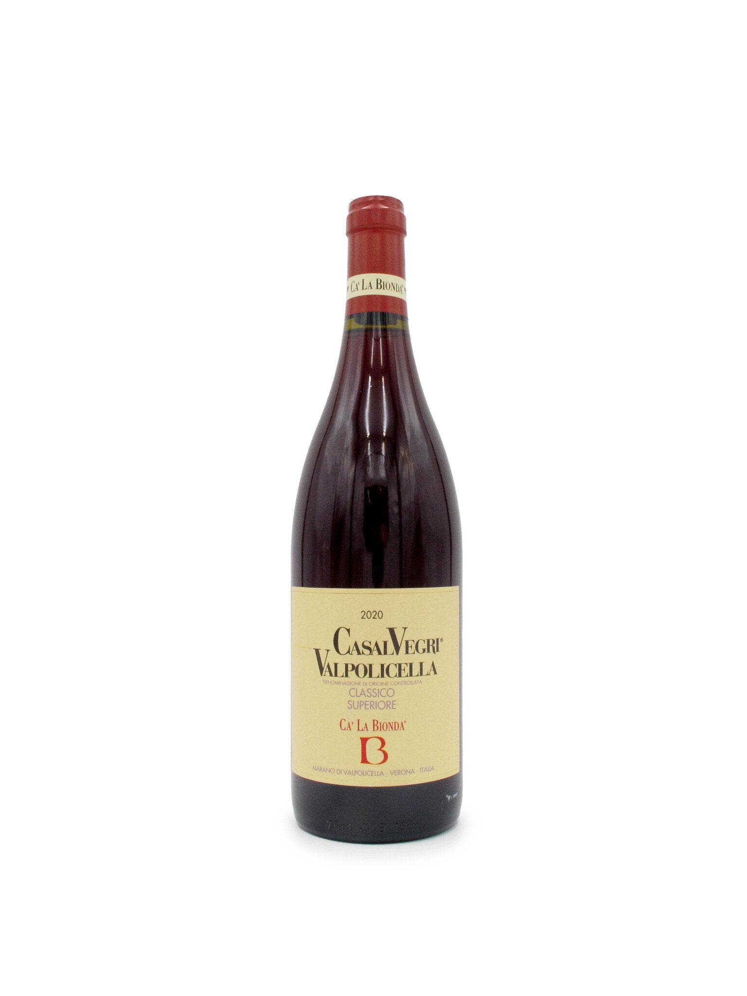 2021 Ca' La Bionda 'Casalvegri' Valpolicella Classico Superiore 750ml