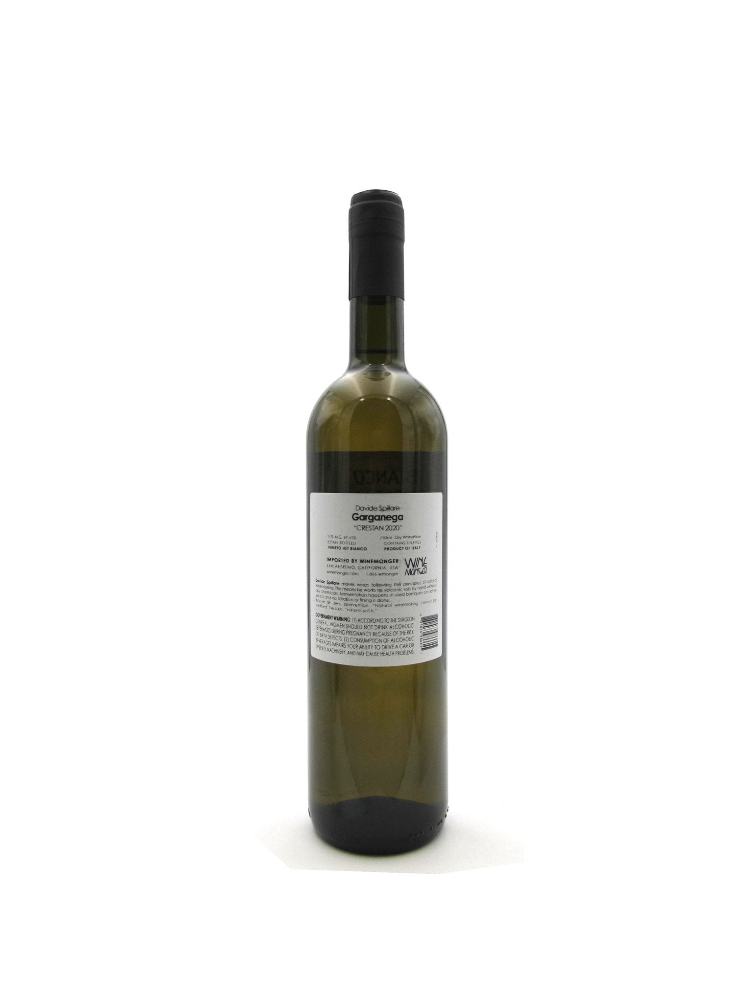 2020 Davide Spillare 'Crestan' Garganega 750ml