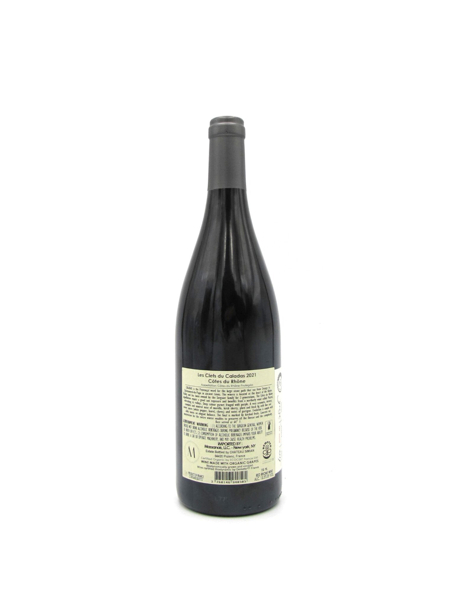 2022 Chateau Simian Les Clefs Du Caladas 750mL