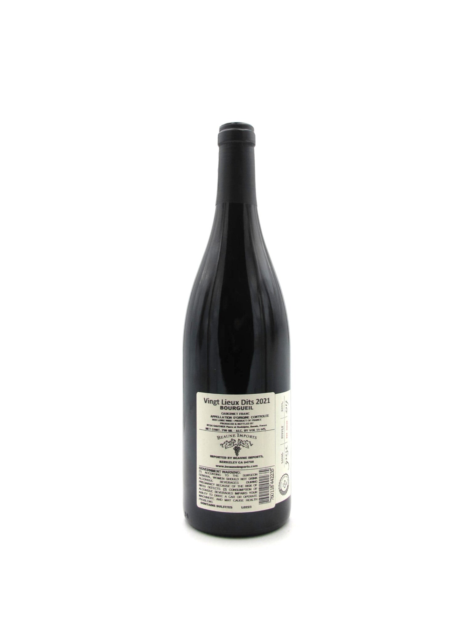 2021 Domaine du Bel Air Bourgueil 'Les Vingt Lieux Dits' 750ml