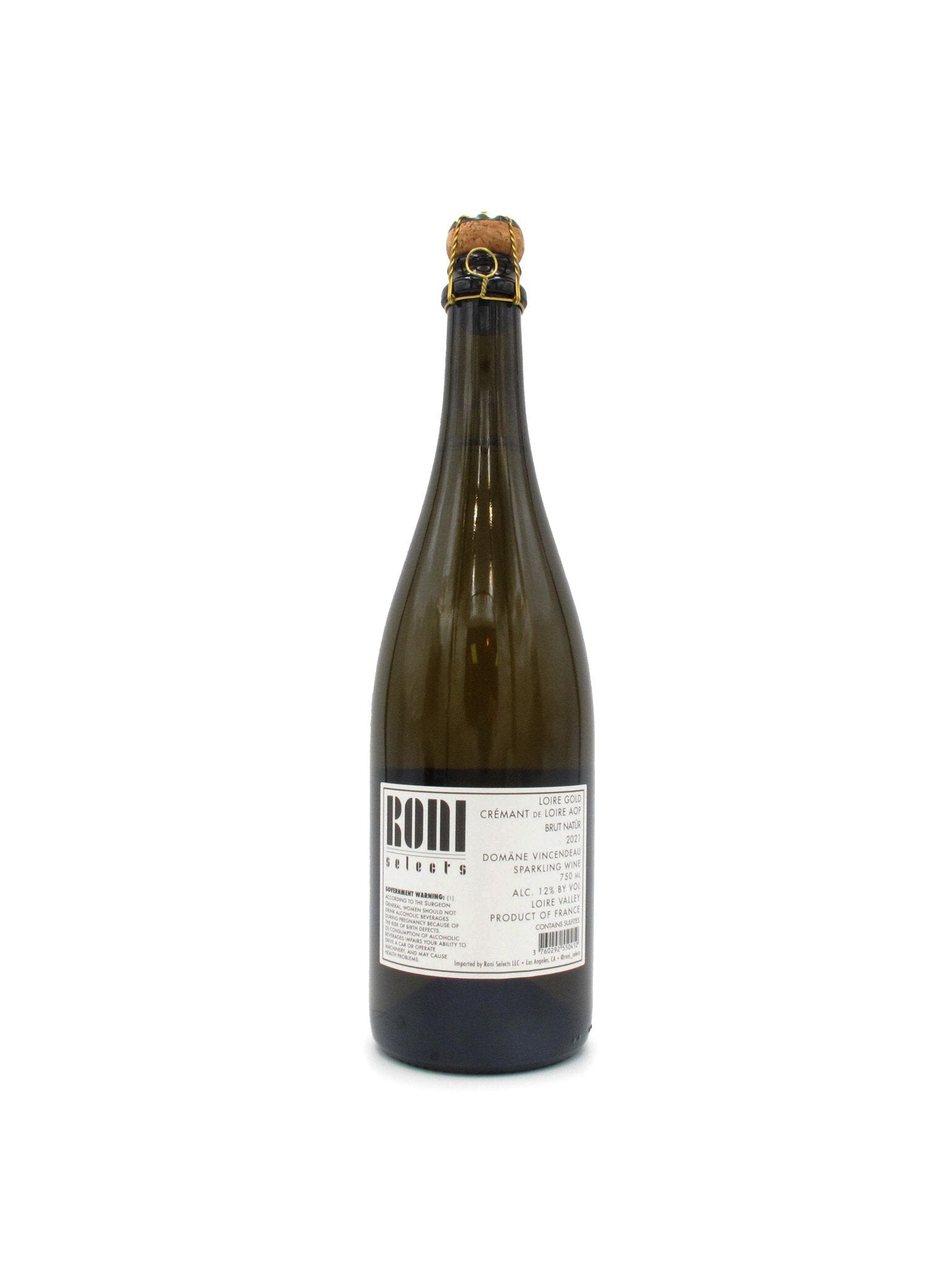 2022 Domäne Vincendeau 'Loire Gold' Cremant de Loire 750mL