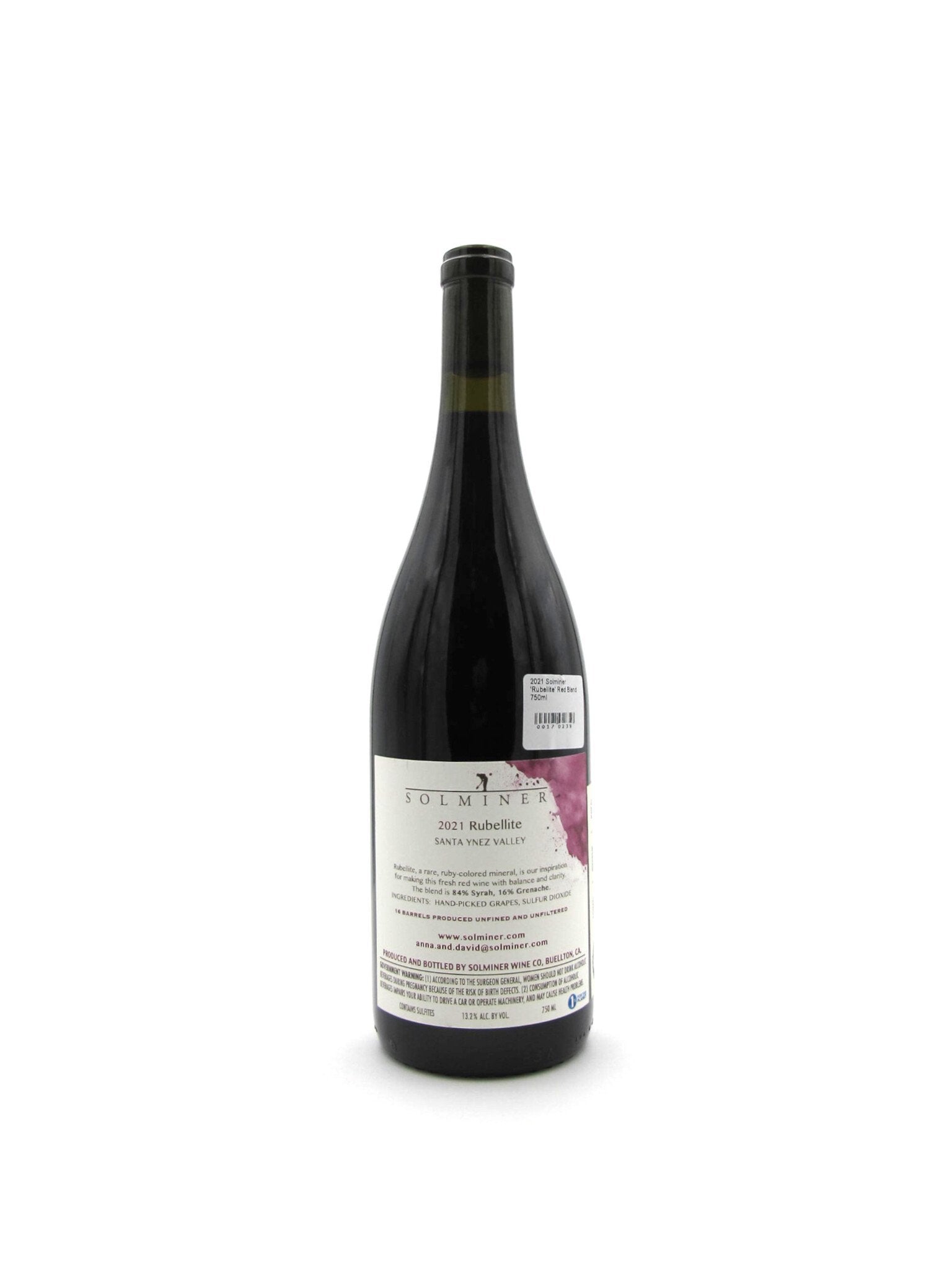 2022 Solminer 'Rubellite' Red Blend 750ml