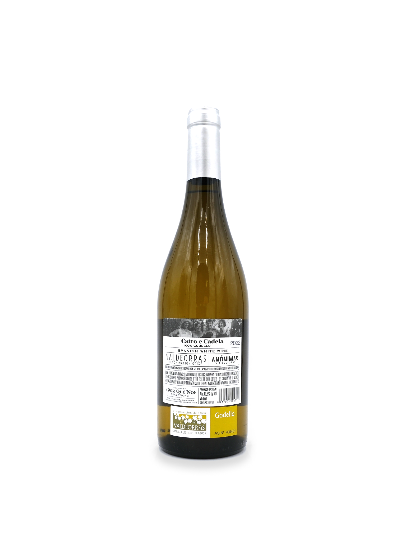 2022 Anonimas Catro e Cadela Godello 750mL