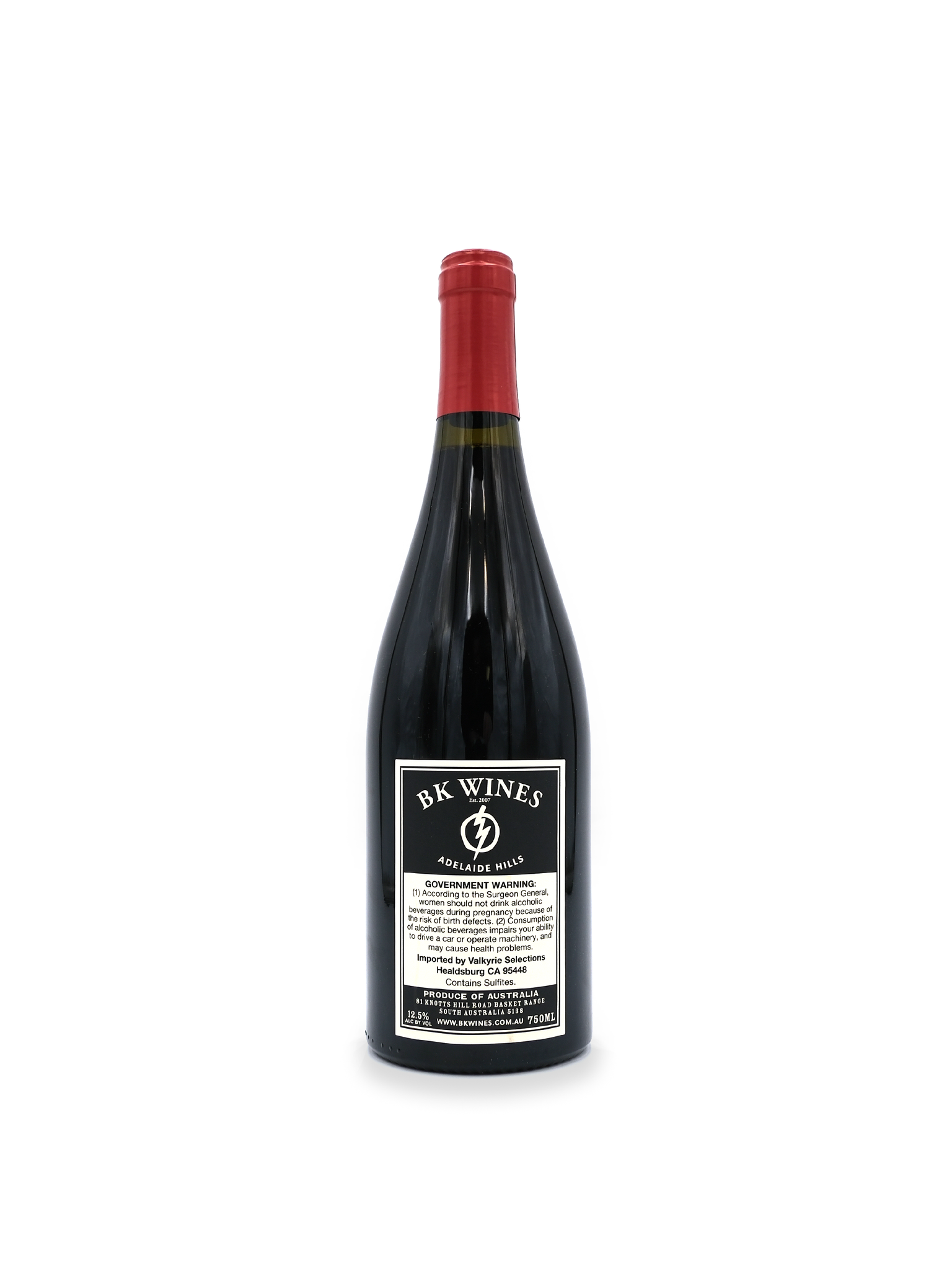 2022 BK Wines Carte Blanche Rouge Shiraz 750mL