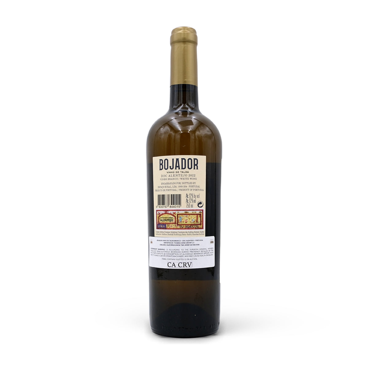 2022 Bojador Vinho de Talha Skin Contact Branco DOC Alentejo 750mL