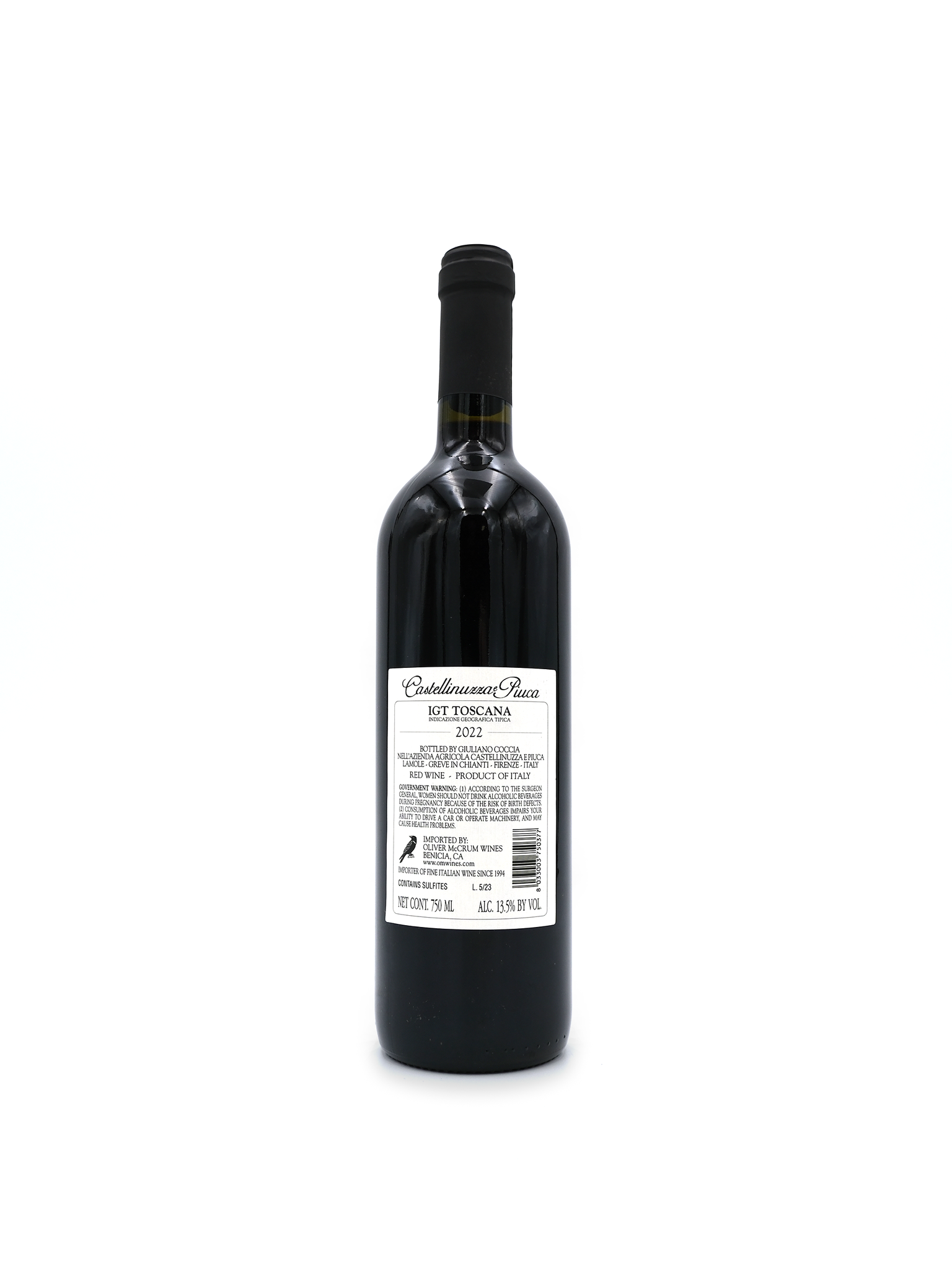 2022 Castellinuzza Toscano Rosso 750mL