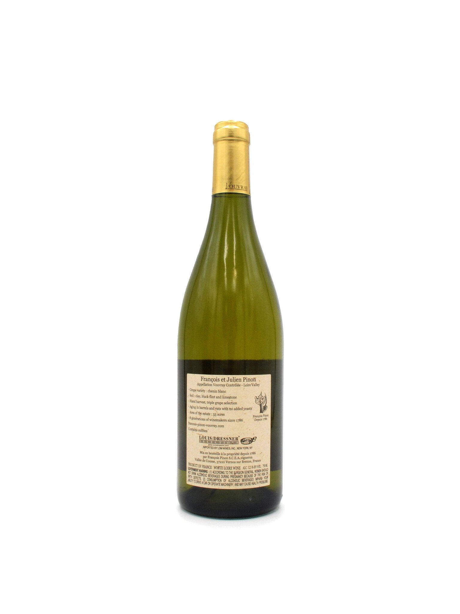 2023 François et Julien Pinon 'Buvez du Bon Pinon' Vouvray 750mL