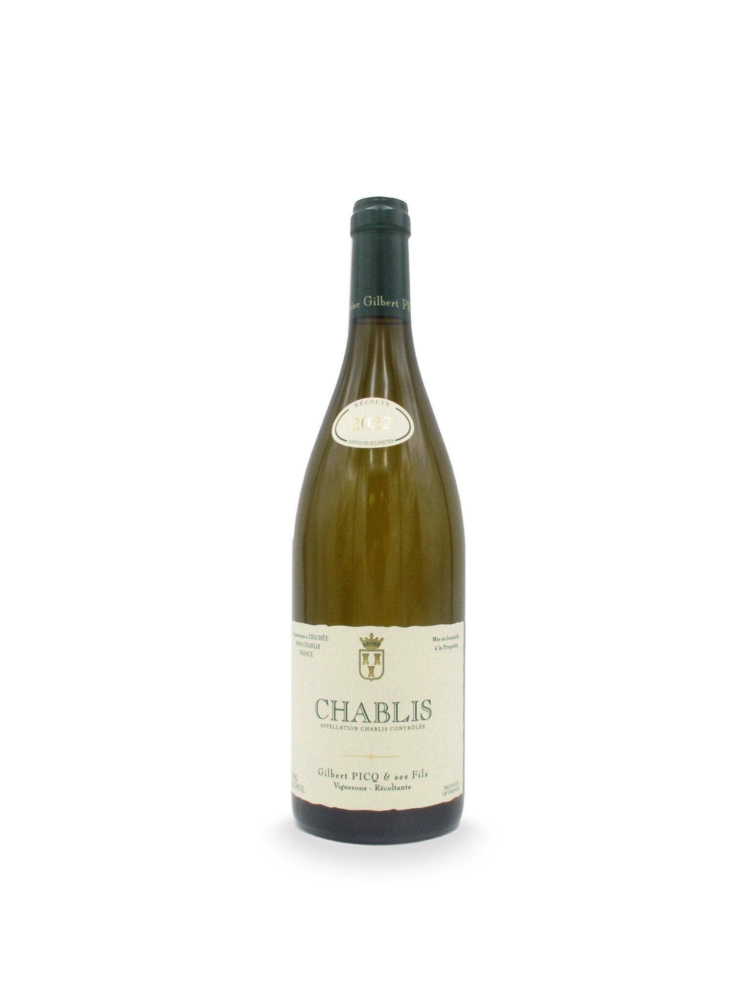 2022 Gilbert Picq & Ses Fils Chablis 750ml