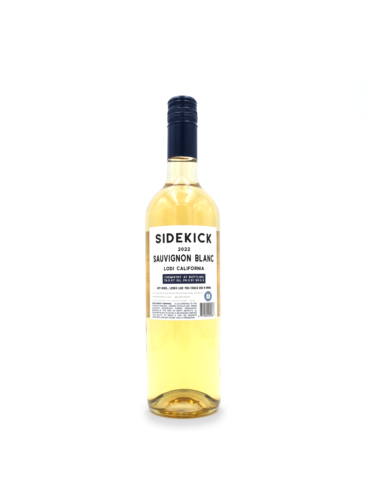 2022 Iconic Wine Co. 'Sidekick' Sauvignon Blanc 750mL