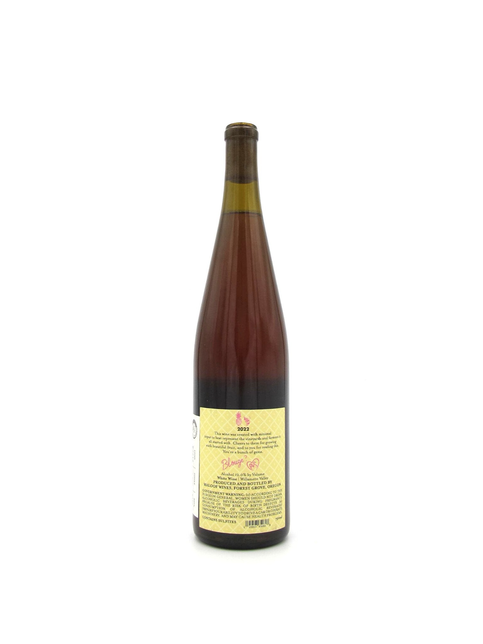 2023 Maloof 'Where ya PJ's at?' Skin Contact White Blend 750ml