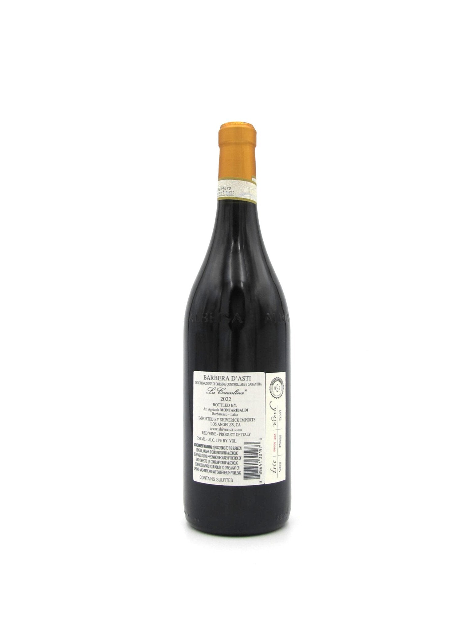 2022 Montaribaldi 'La Consolina' Barbera d'Asti 750mL