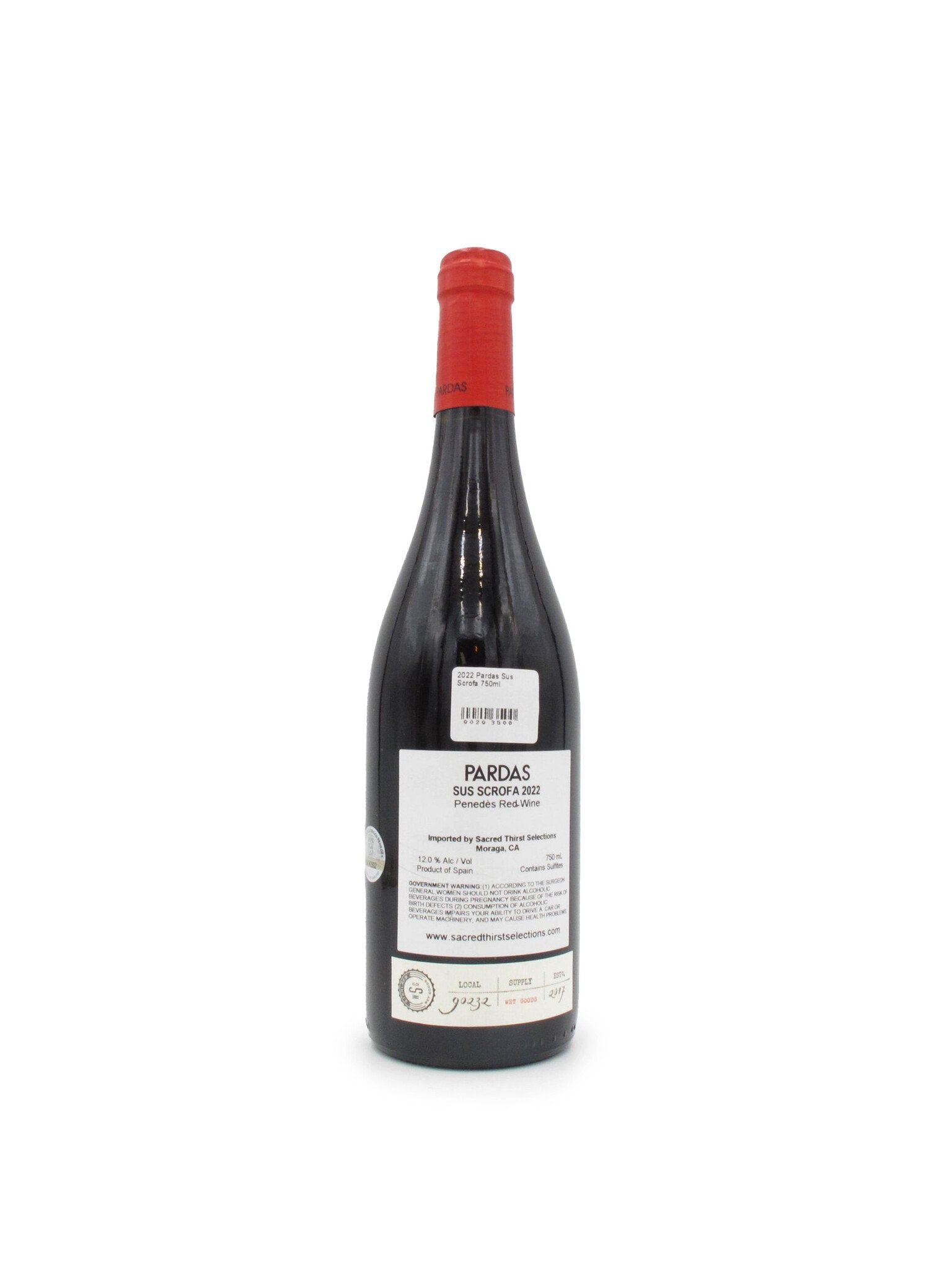 2022 Pardas Sus Scrofa 750ml