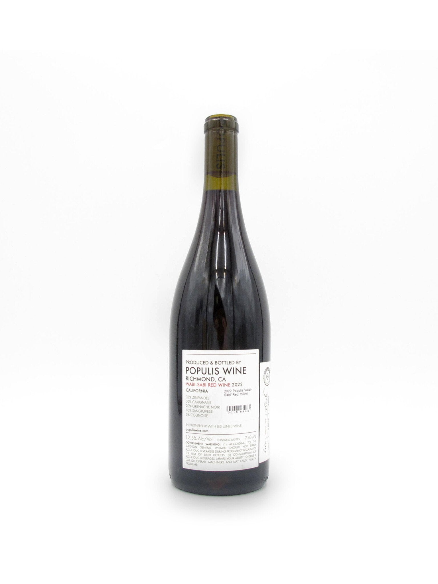 2022 Populis 'Wabi-Sabi' Red 750ml