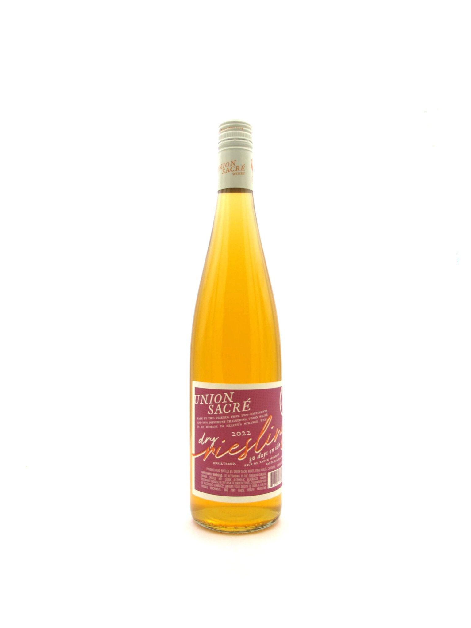 2023 Union Sacre Dry Orange Riesling 750ml