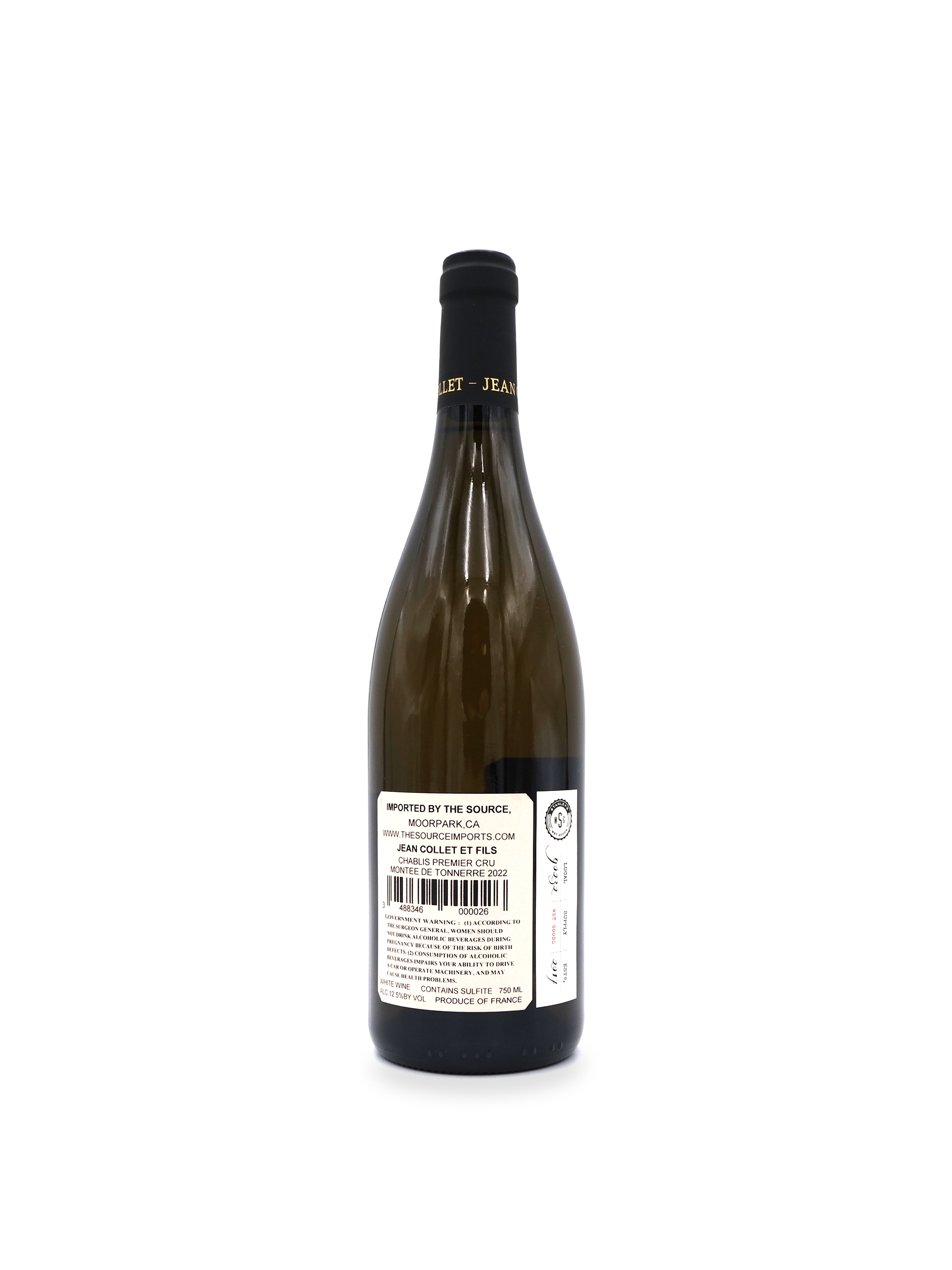 2022 Jean Collet Chablis 1er Cru Montee de Tonnerre 750mL