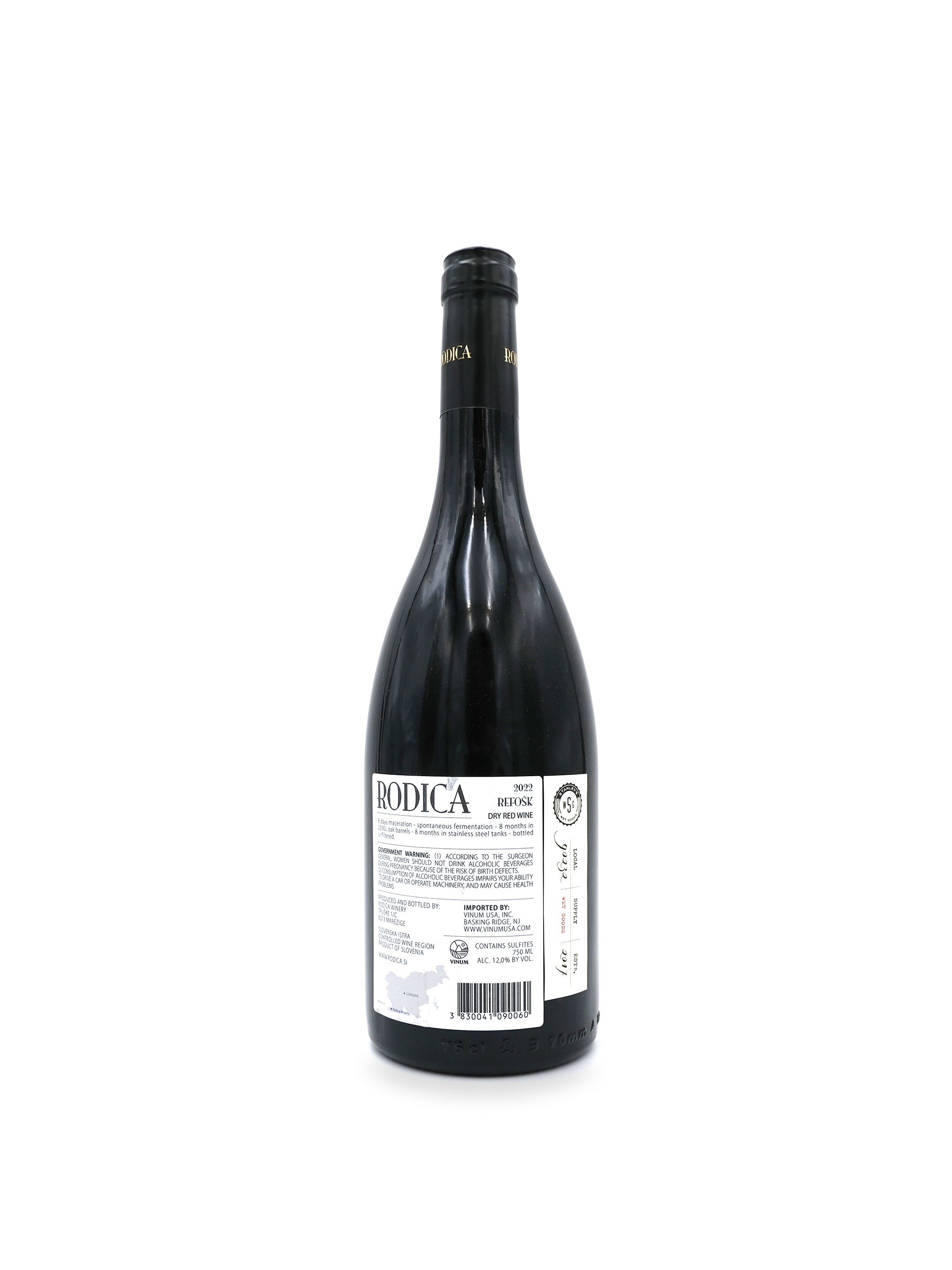 2022 Rodica Refosk 750ml