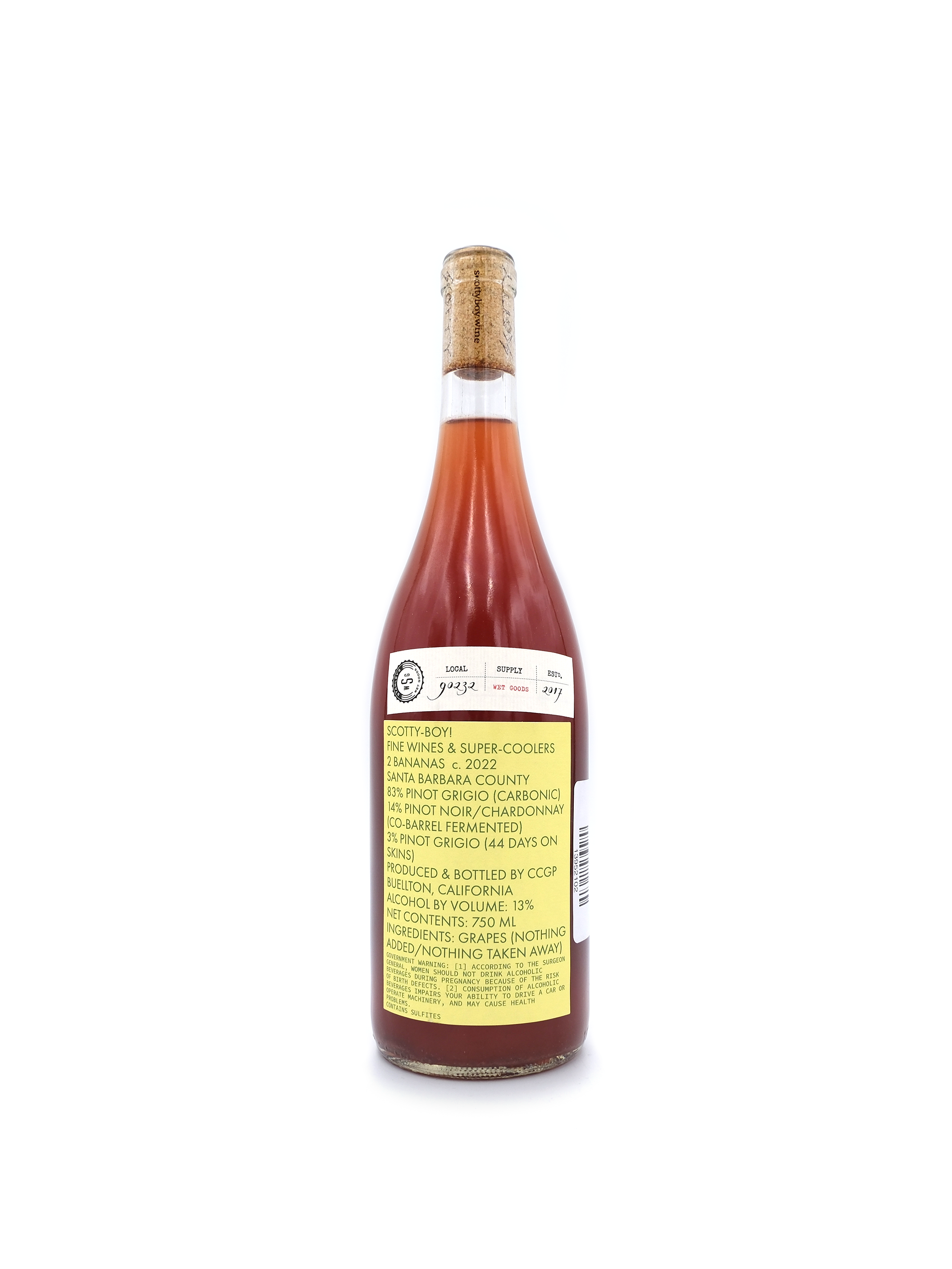 2022 Scotty-Boy! '2BANANAS' 750mL