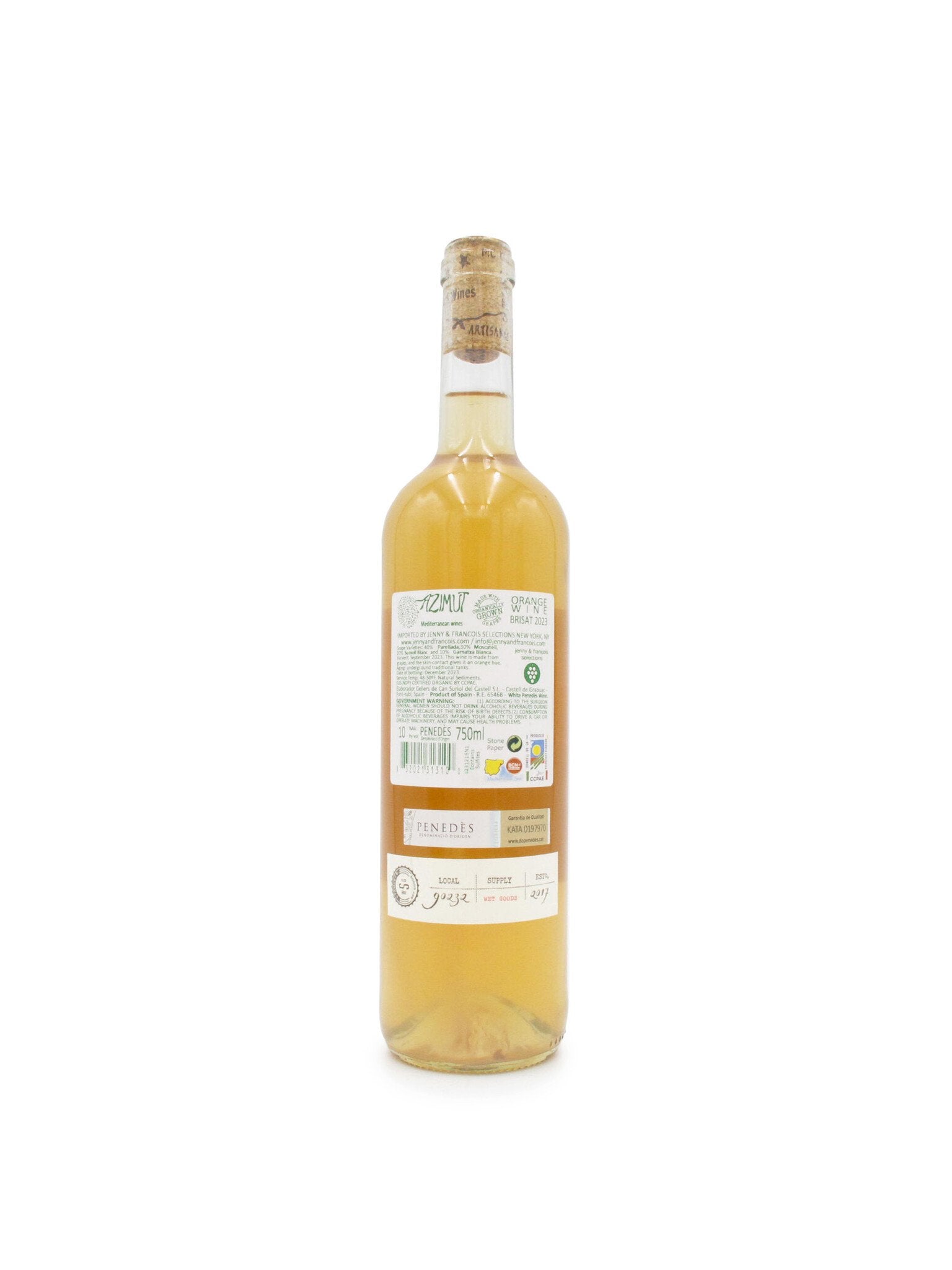 2024 Azimut Penedès Brisat Orange 750ml