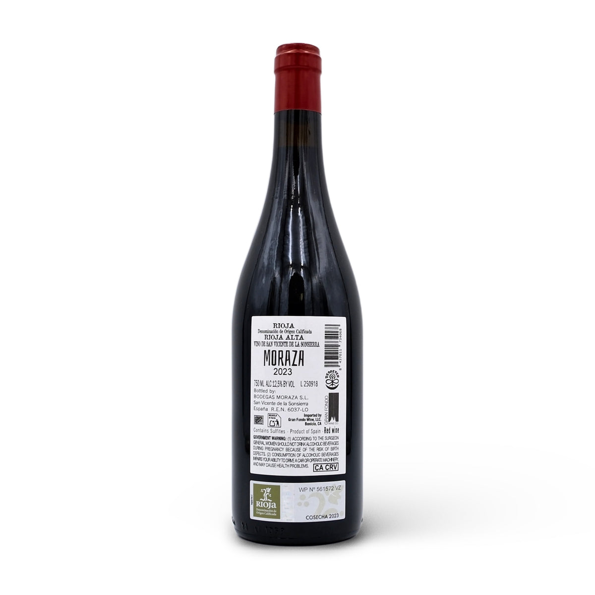 2023 Bodegas Moraza 'San Vicente de la Sonsierra' Rioja Alta 750mL