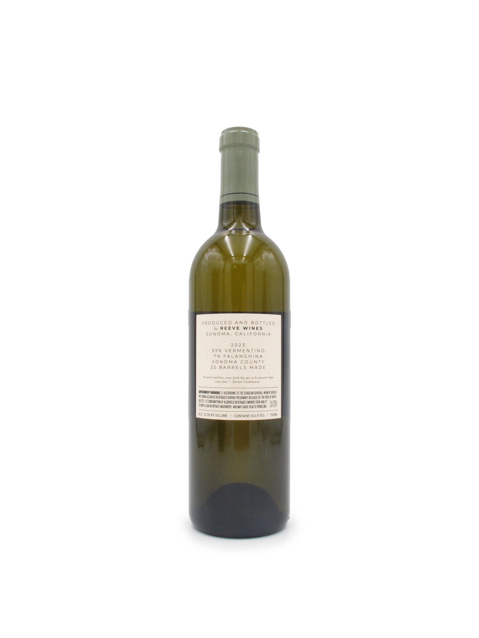 2024 Reeve Vermentino 750mL
