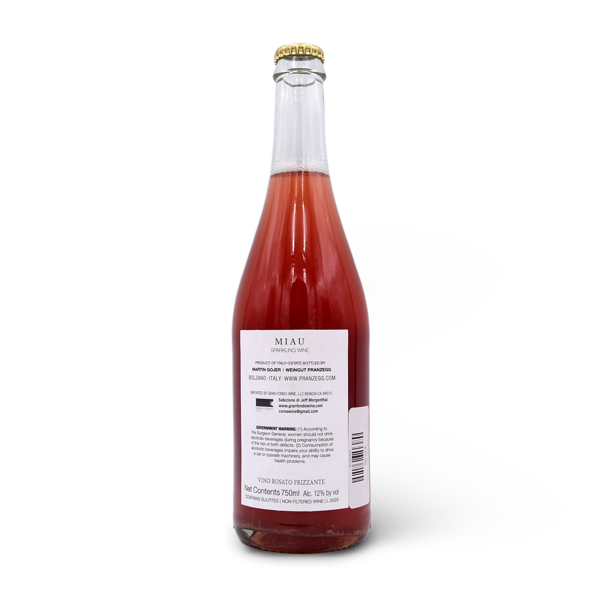 2025 Weingut Pranzegg 'Miau!' Rosato Frizzante 750ml
