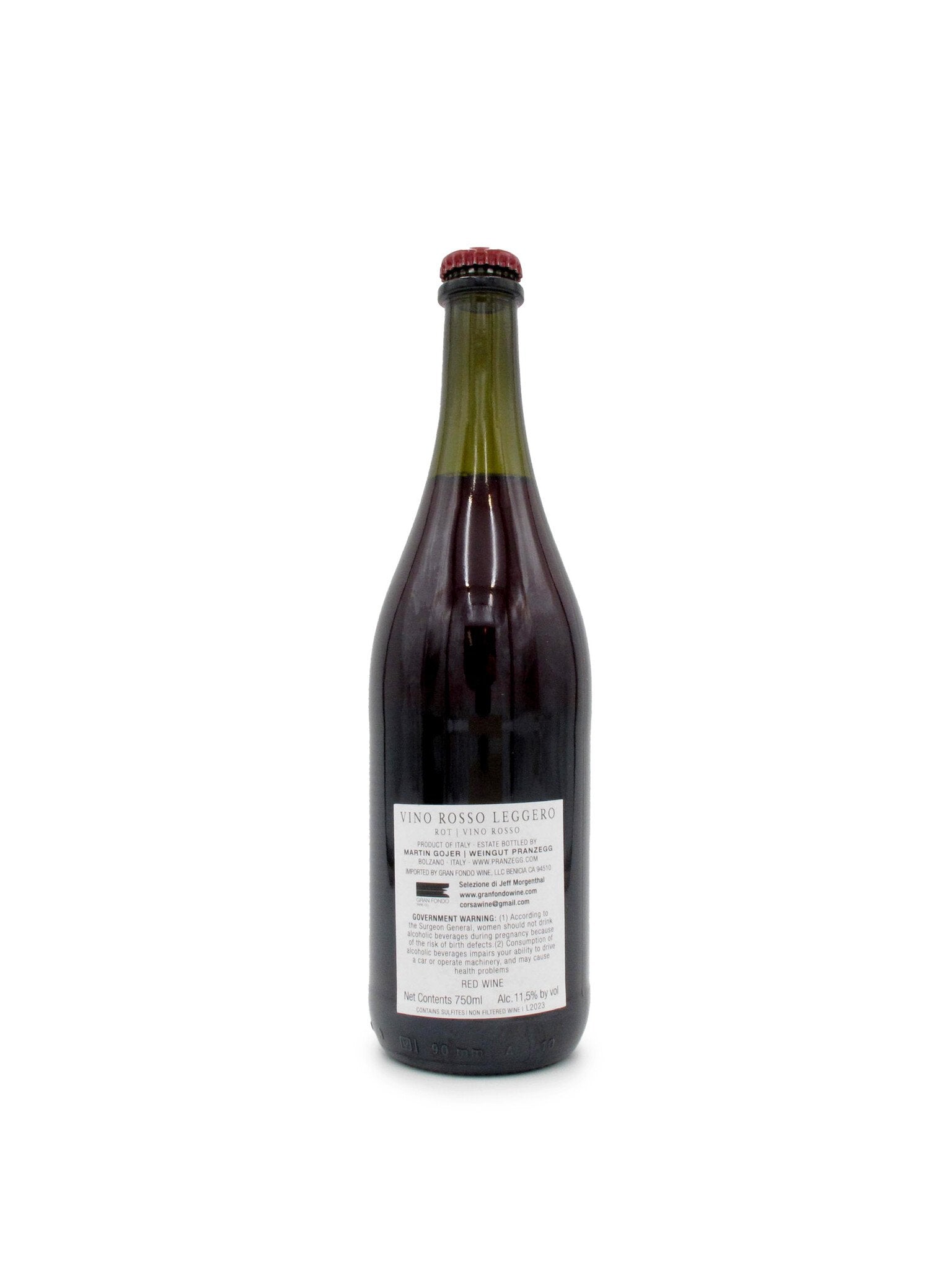 2025 Weingut Pranzegg 'Vino Rosso Leggero' 750ml