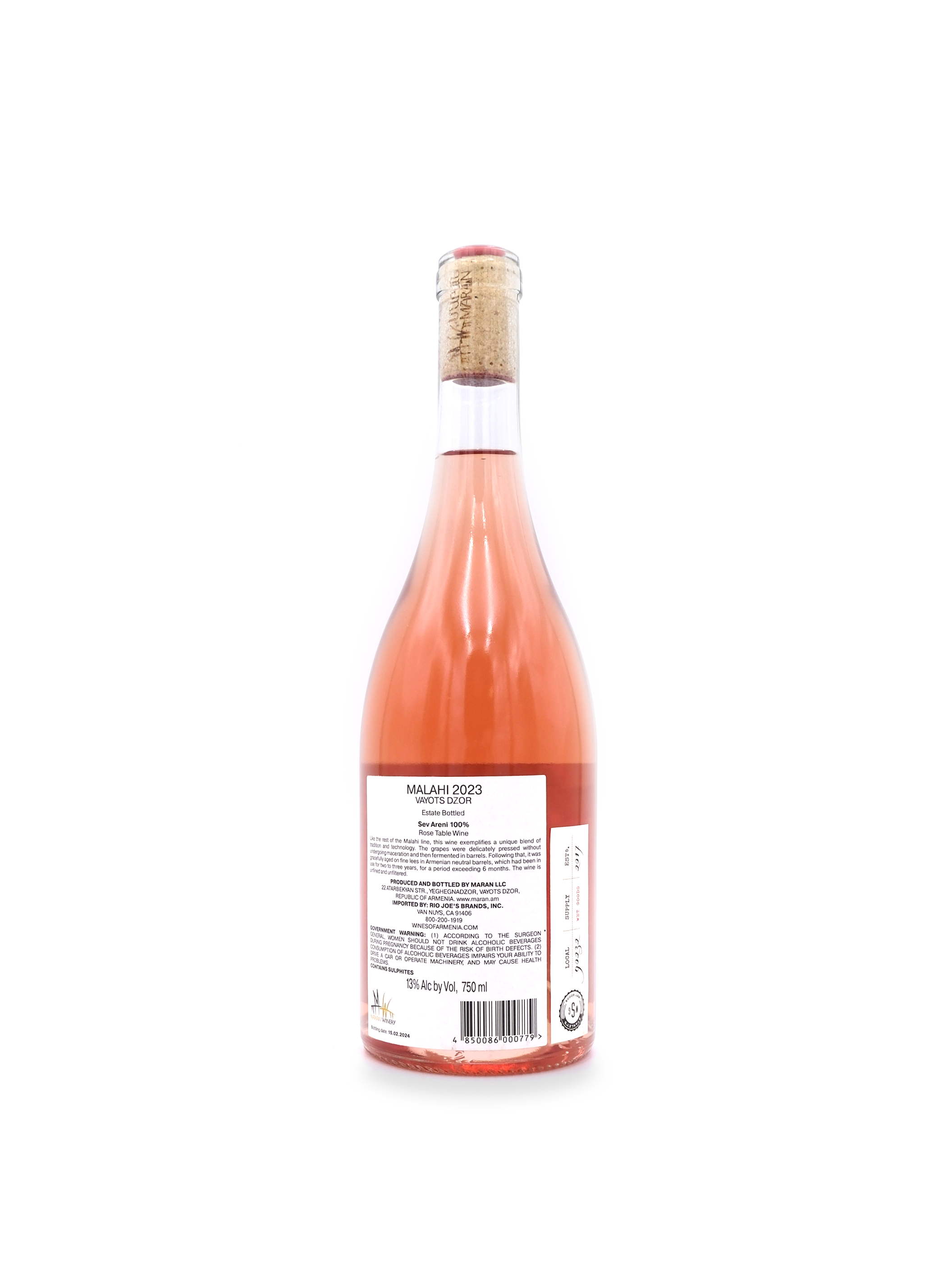 2023 Malahi Wines Rosé 750mL