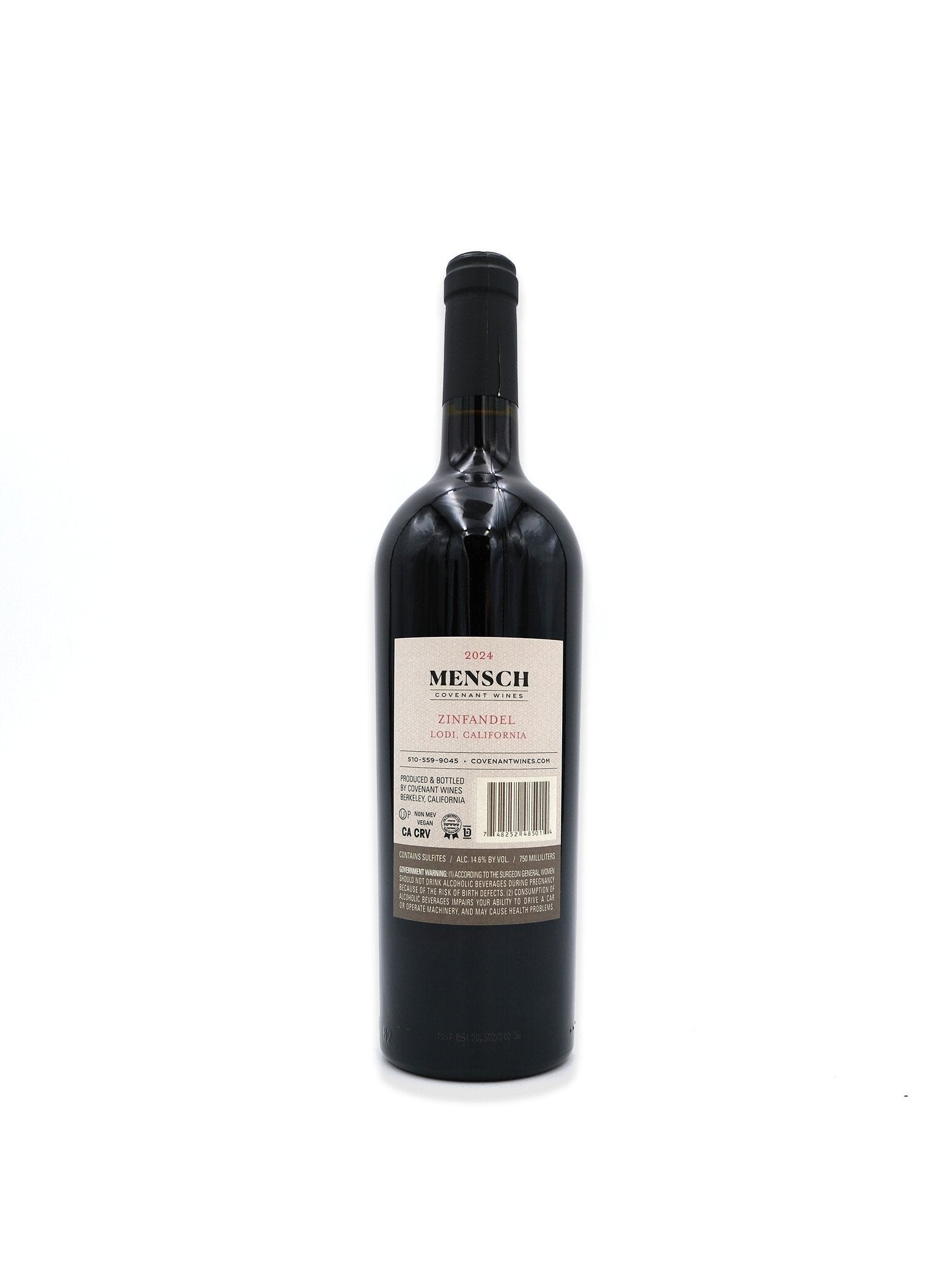 2024 Covenant Wines Mensch Zinfandel 750ml
