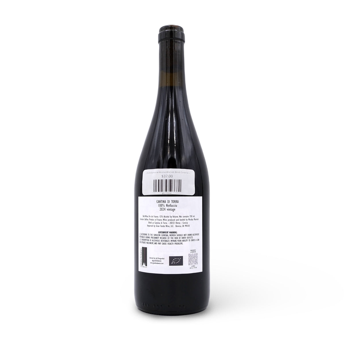 2024 Domaine Nicolas Mariotti Bindi Cantina di Torra Cieluccio 750mL