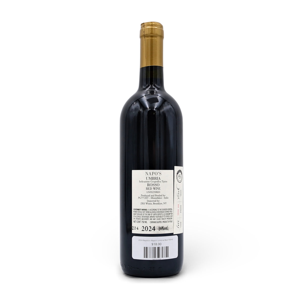 2024 Napolini Napo's Umbria Red 750mL
