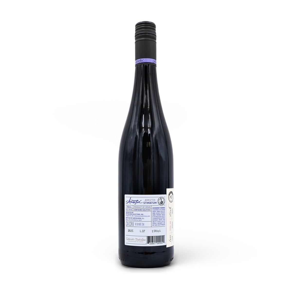 2025 Ameztoi Getariako Txakolina Stimatum 750mL