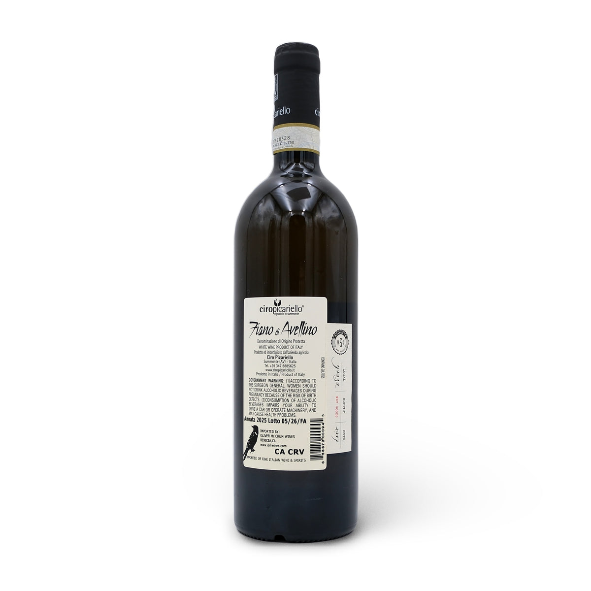 2025 Ciro Picariello Fiano di Avellino 750mL