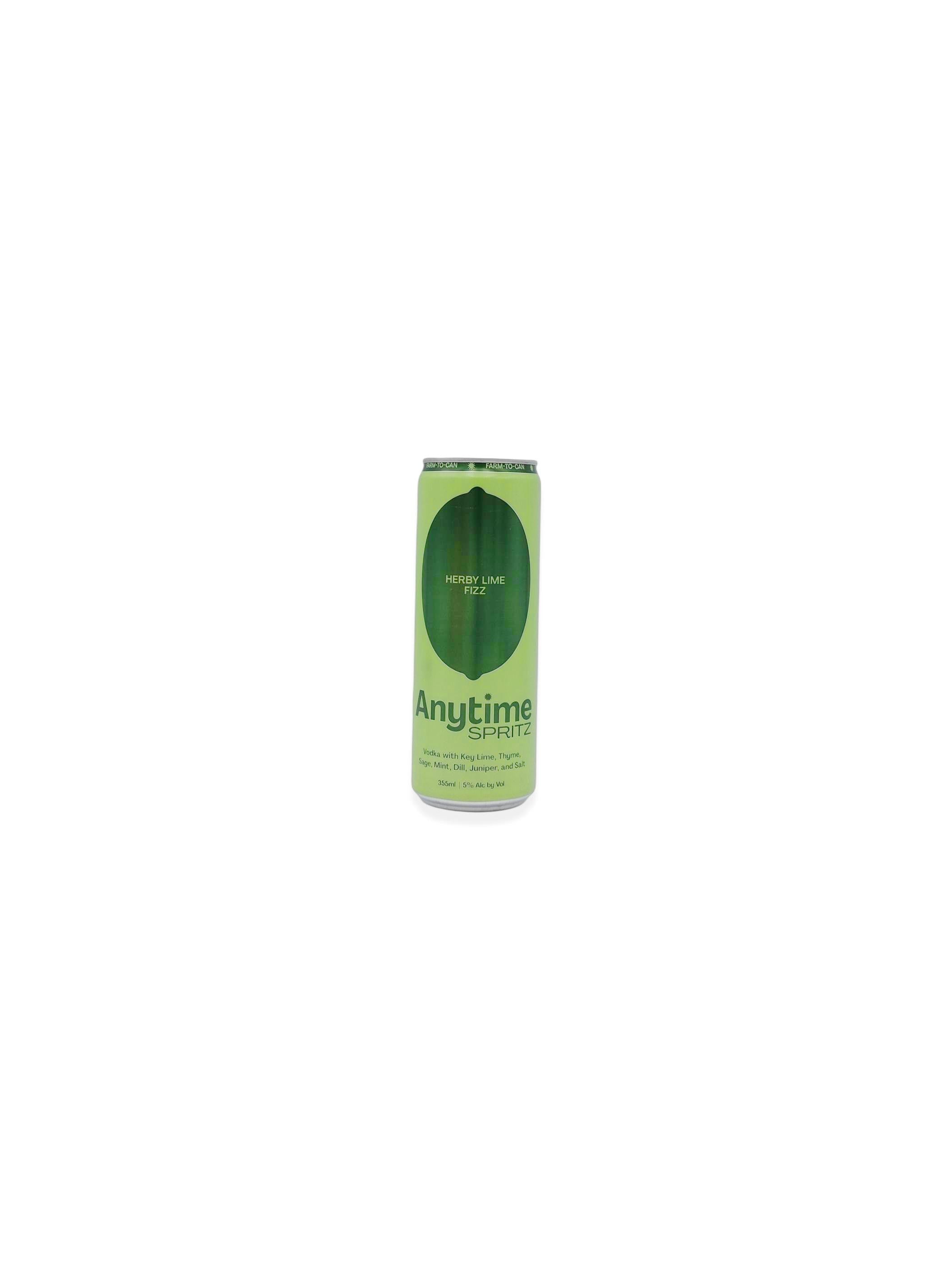 Anytime Spritz Herby Lime Fizz 355mL