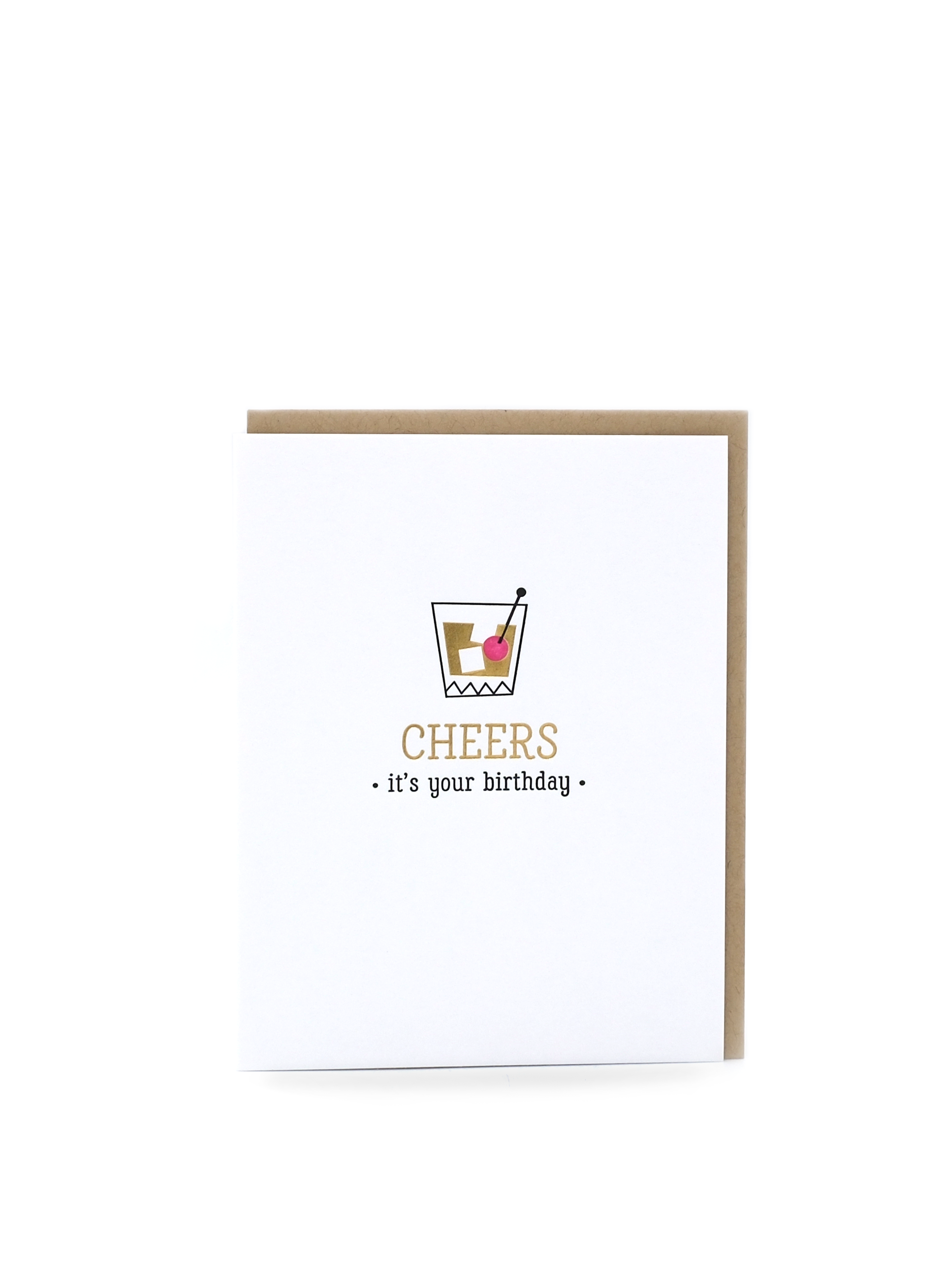Bday, Classic Cocktail - Greeting Card