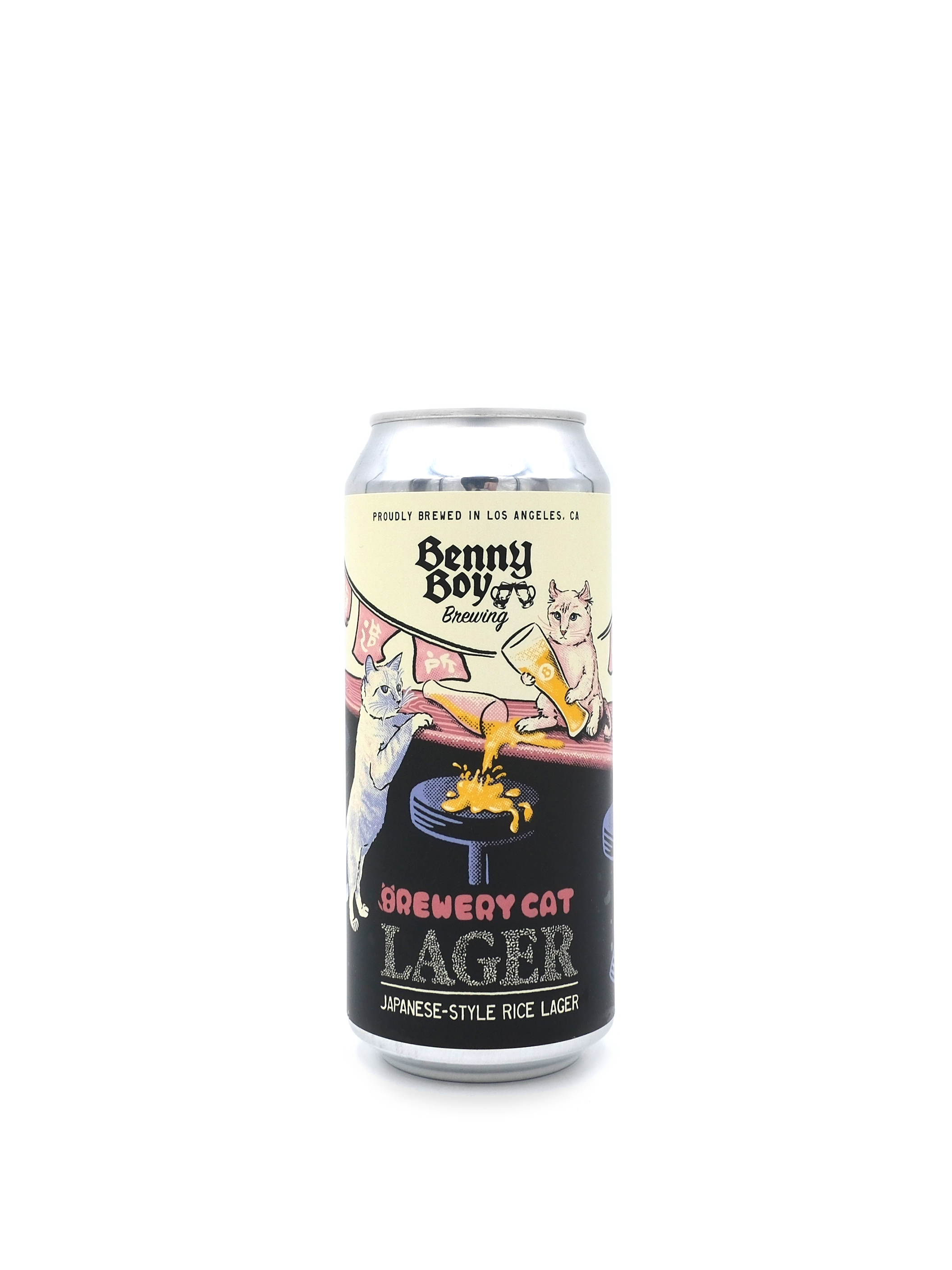 BennyBoy Brewing Brewery Cat Lager 16oz