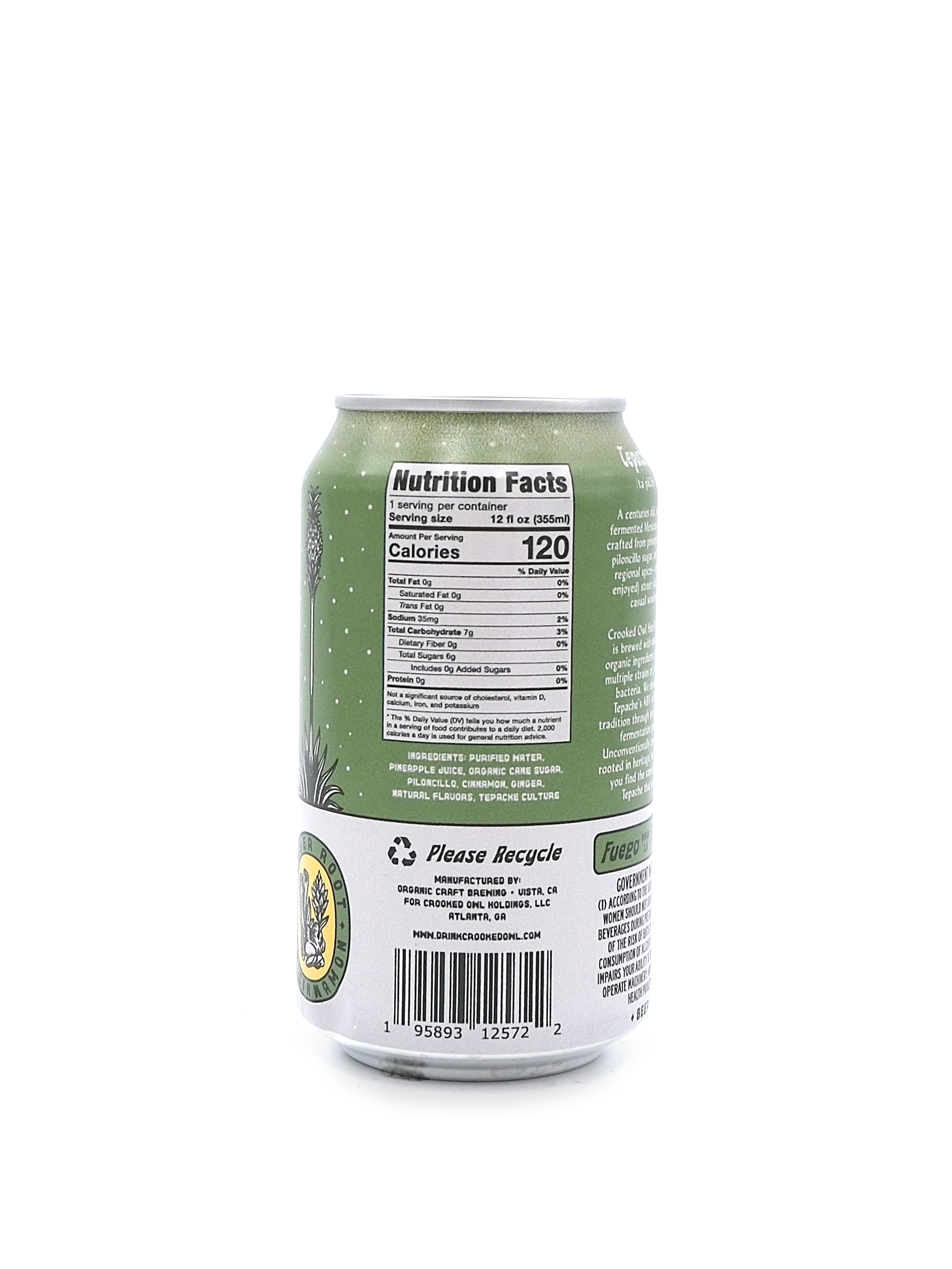 Crooked Owl Piña 12oz