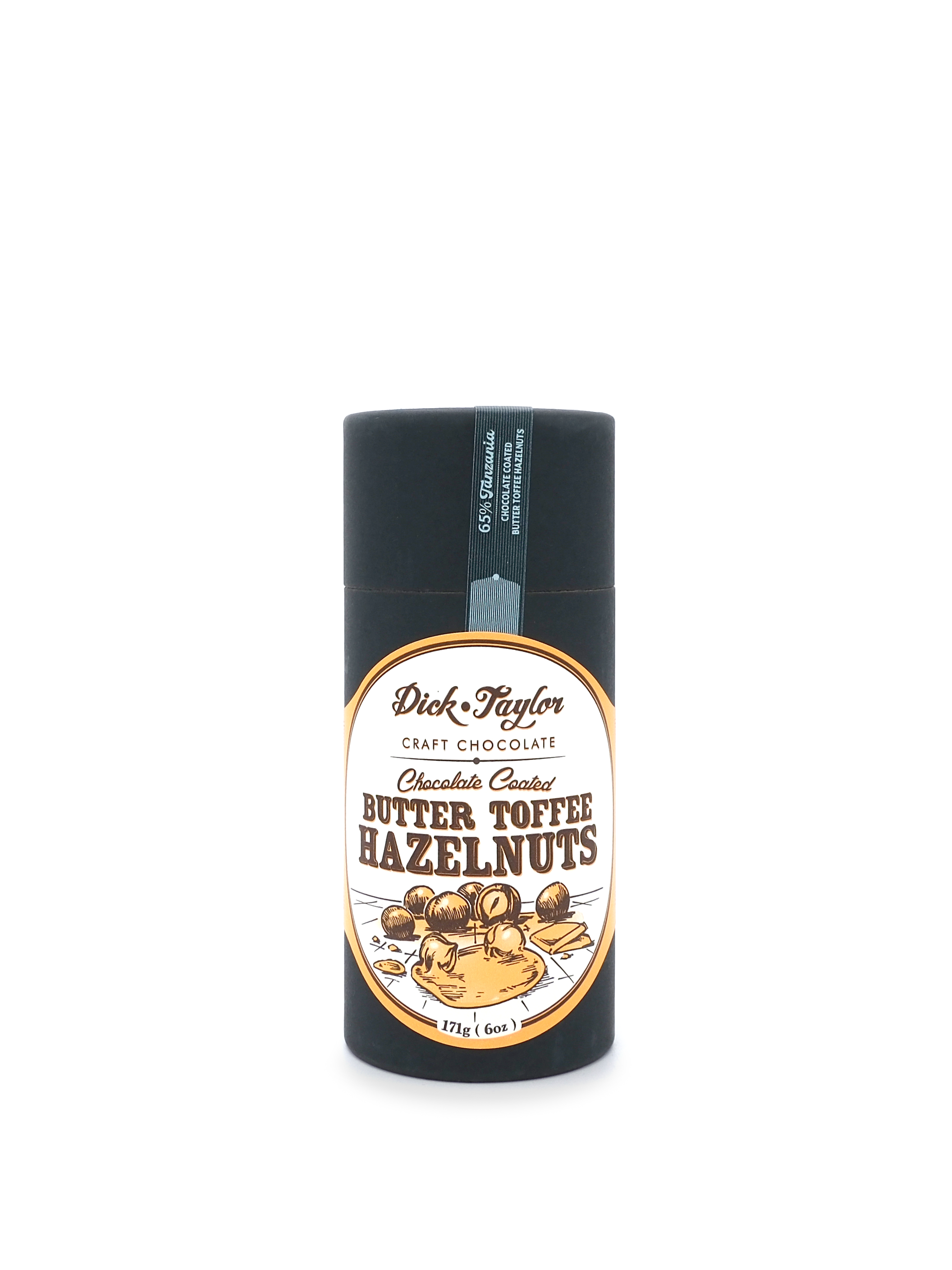 Dick Taylor Chocolate Coated Butter Toffee Hazelnuts 6oz