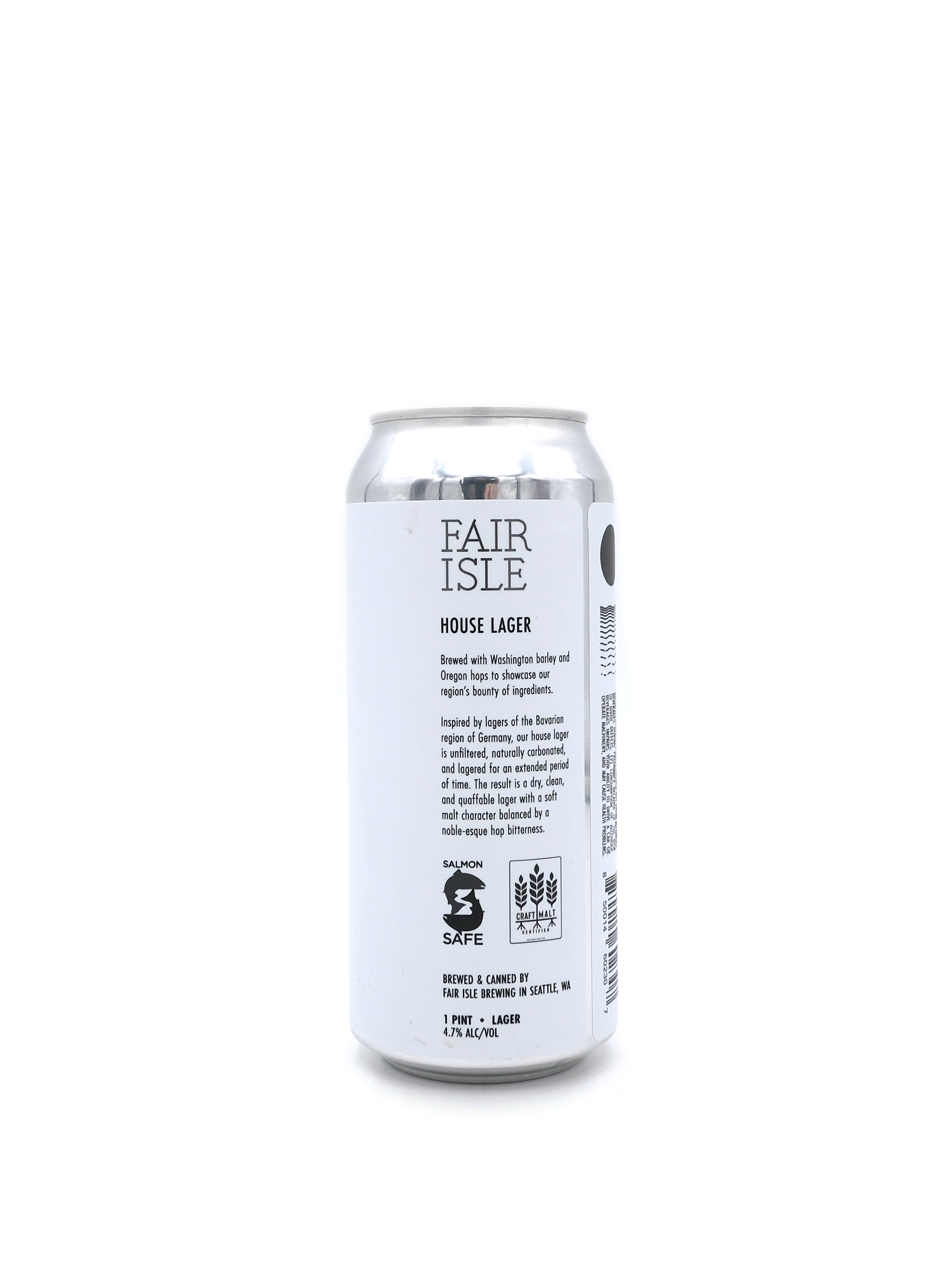 Fair Isle House Lager 16oz