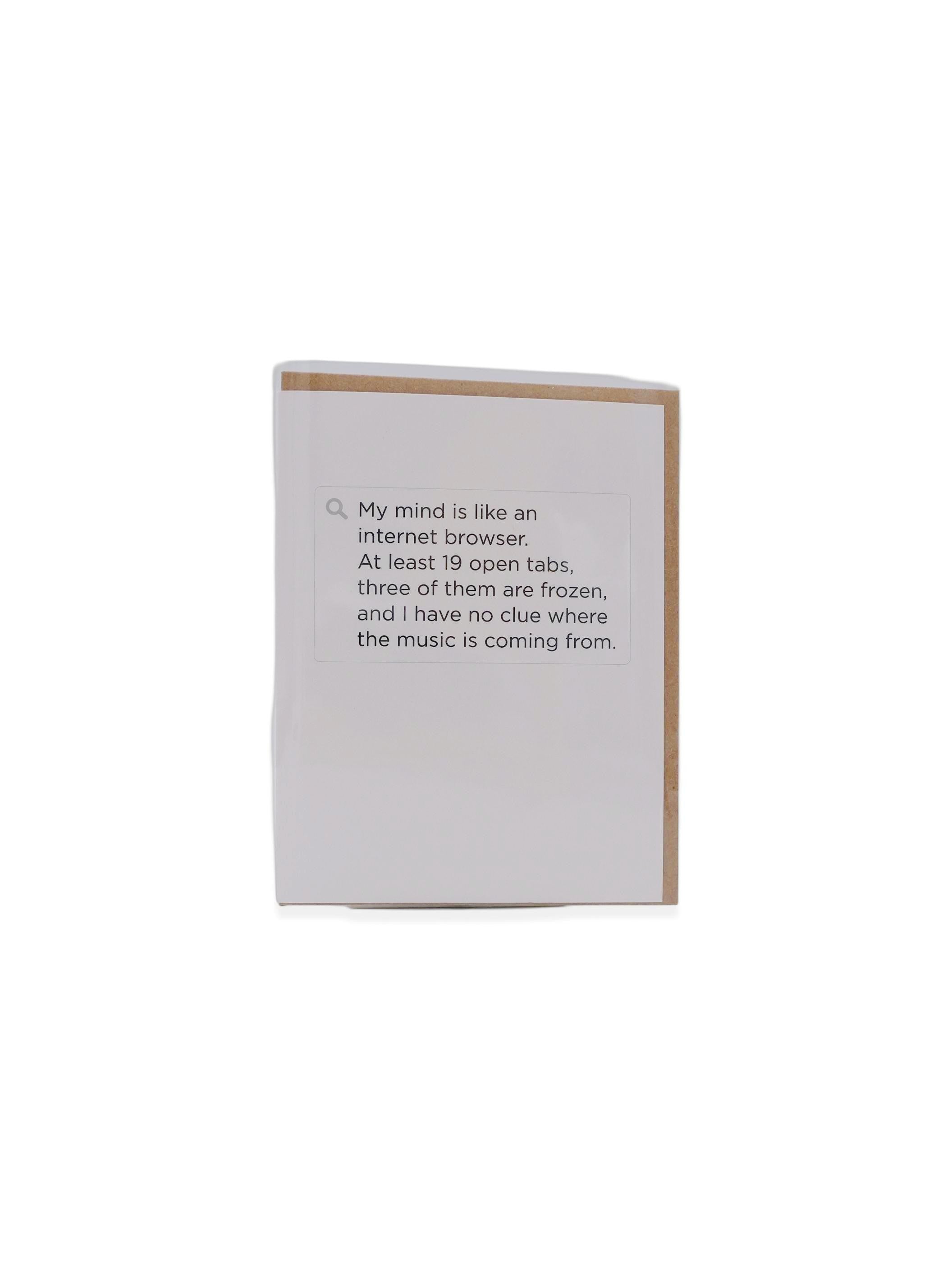 Internet Browser Funny Everyday Greeting Card