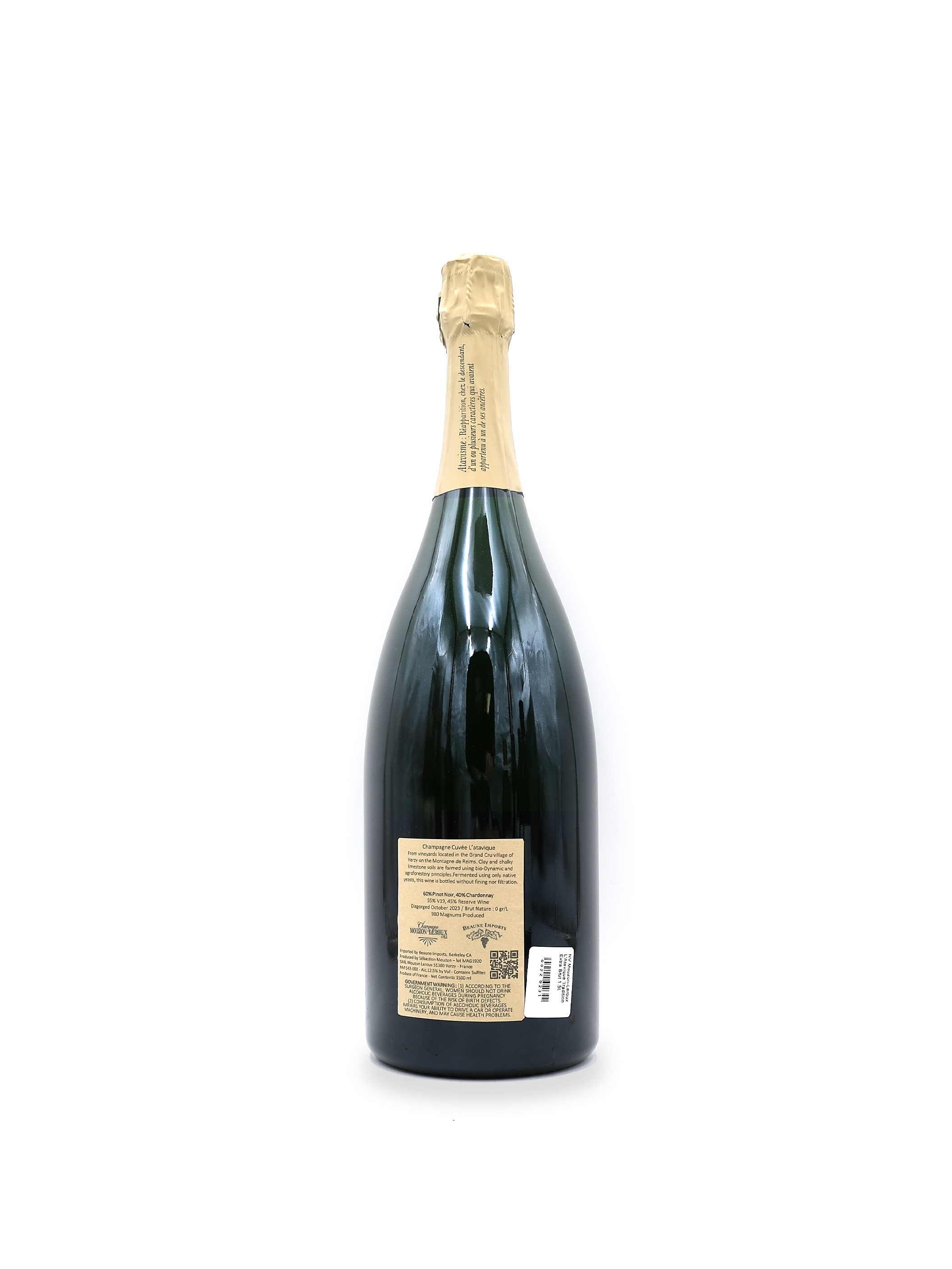 NV Mouzon-Leroux L'Atavique Tradition Extra Brut 1.5L