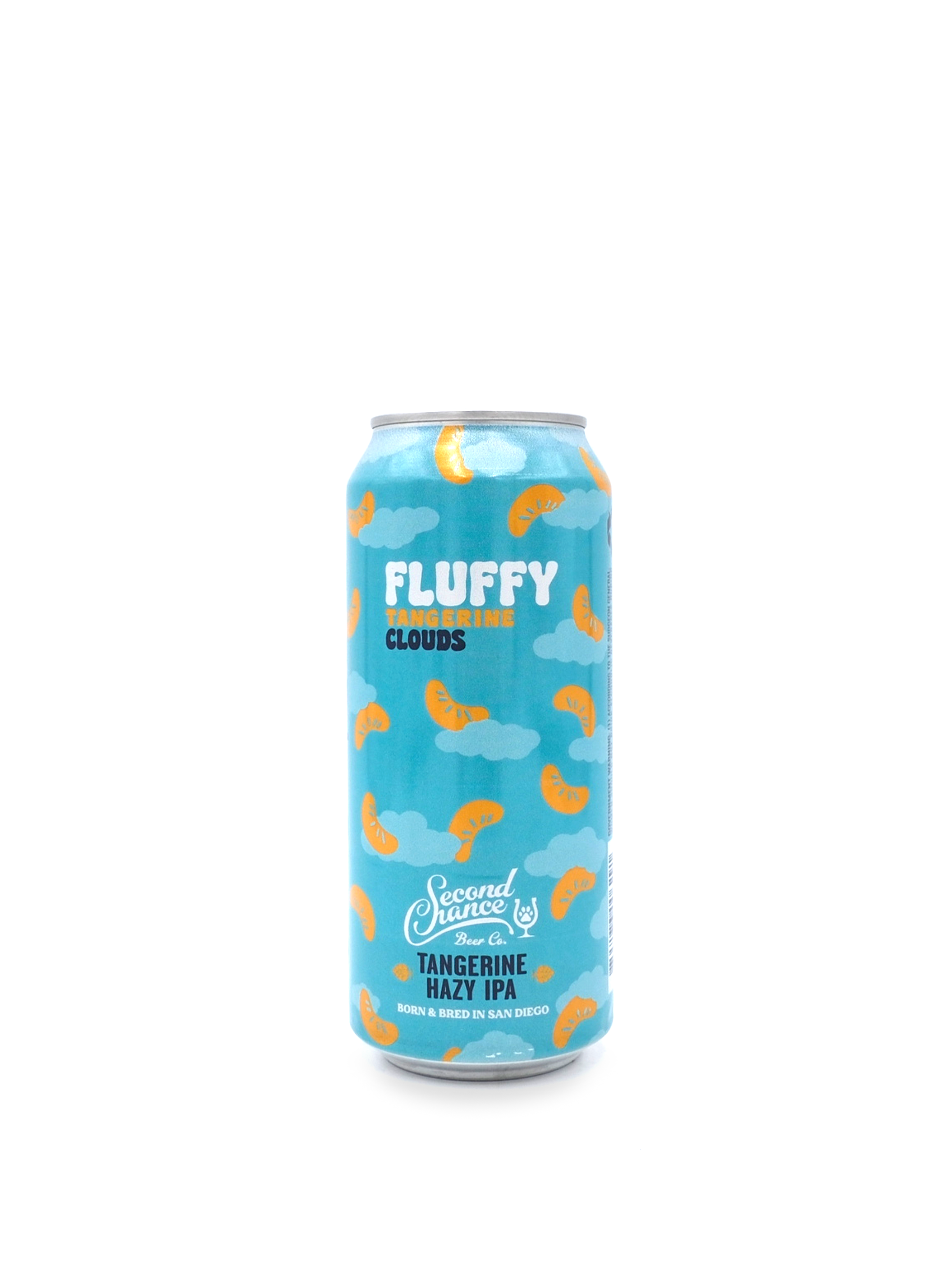 Second Chance Beer Co. Fluffy Tangerine Clouds Hazy IPA 16oz