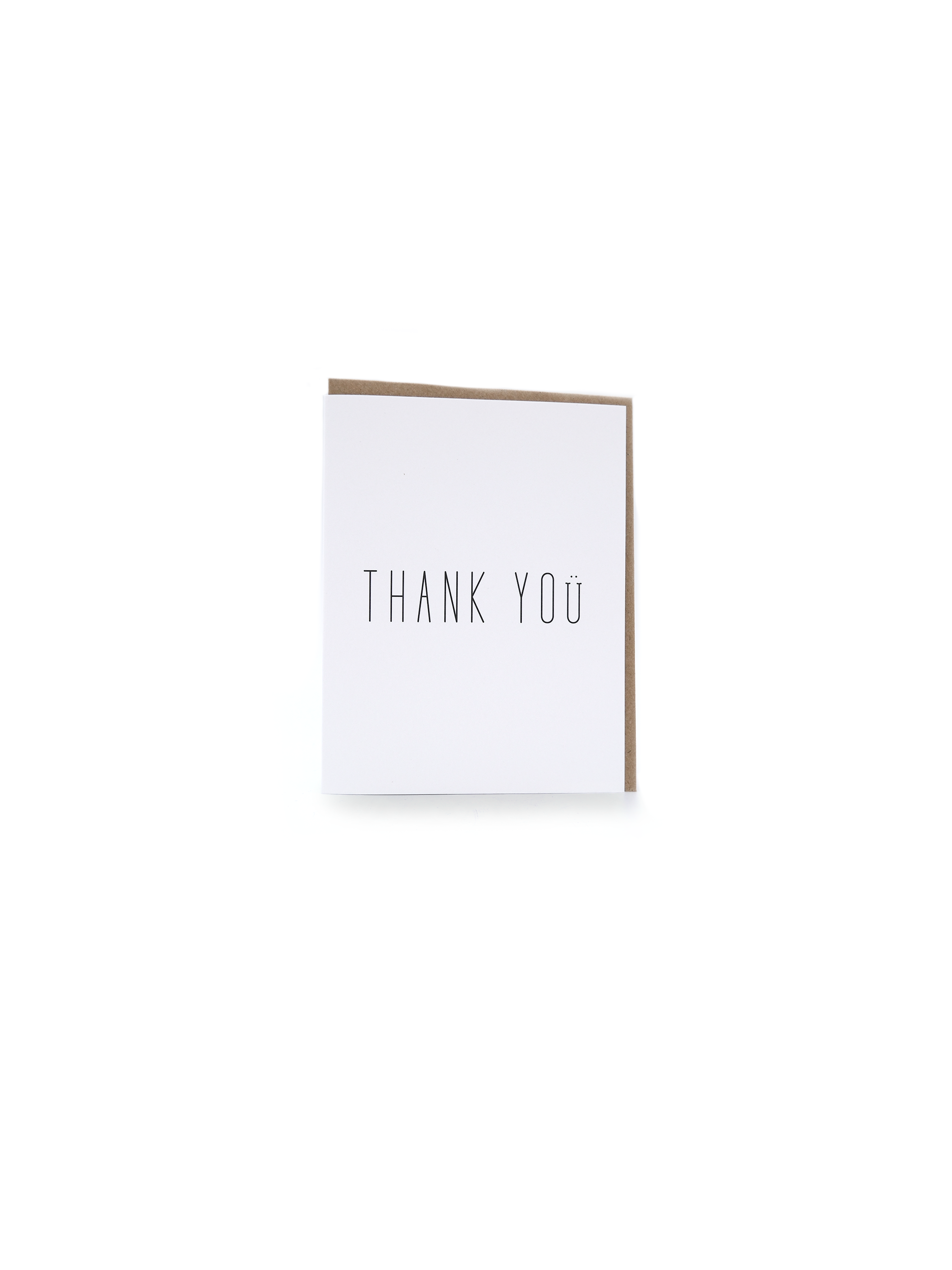 Smiley Thank You Greeting Card