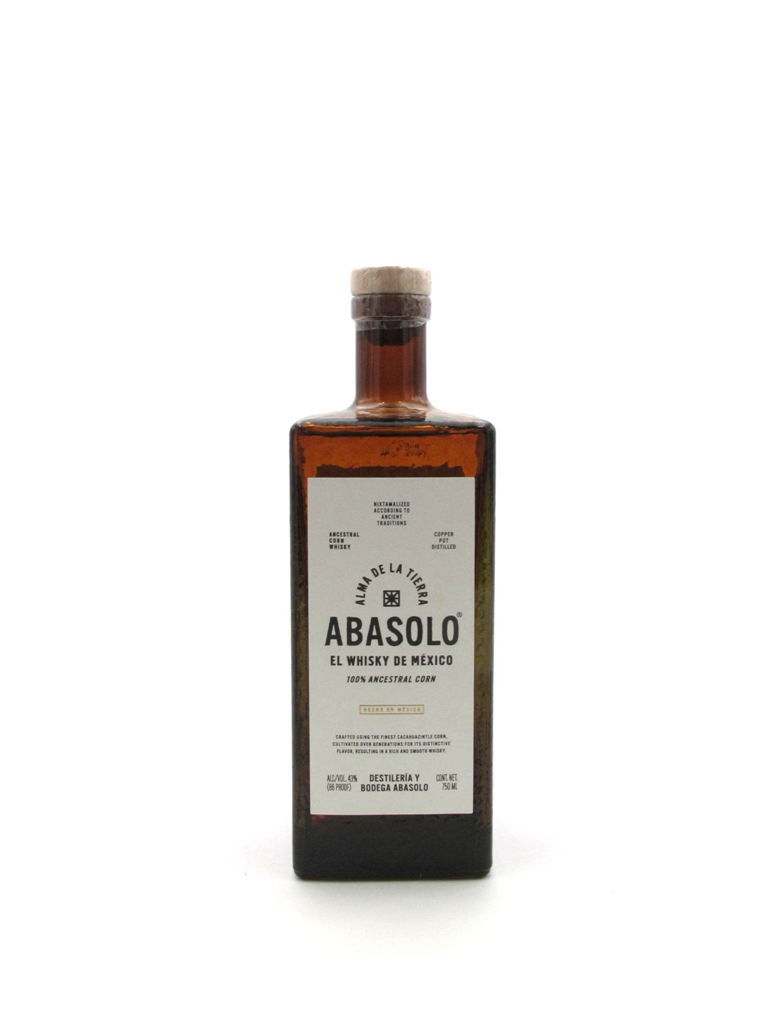 Abasolo Corn Whisky 750ml