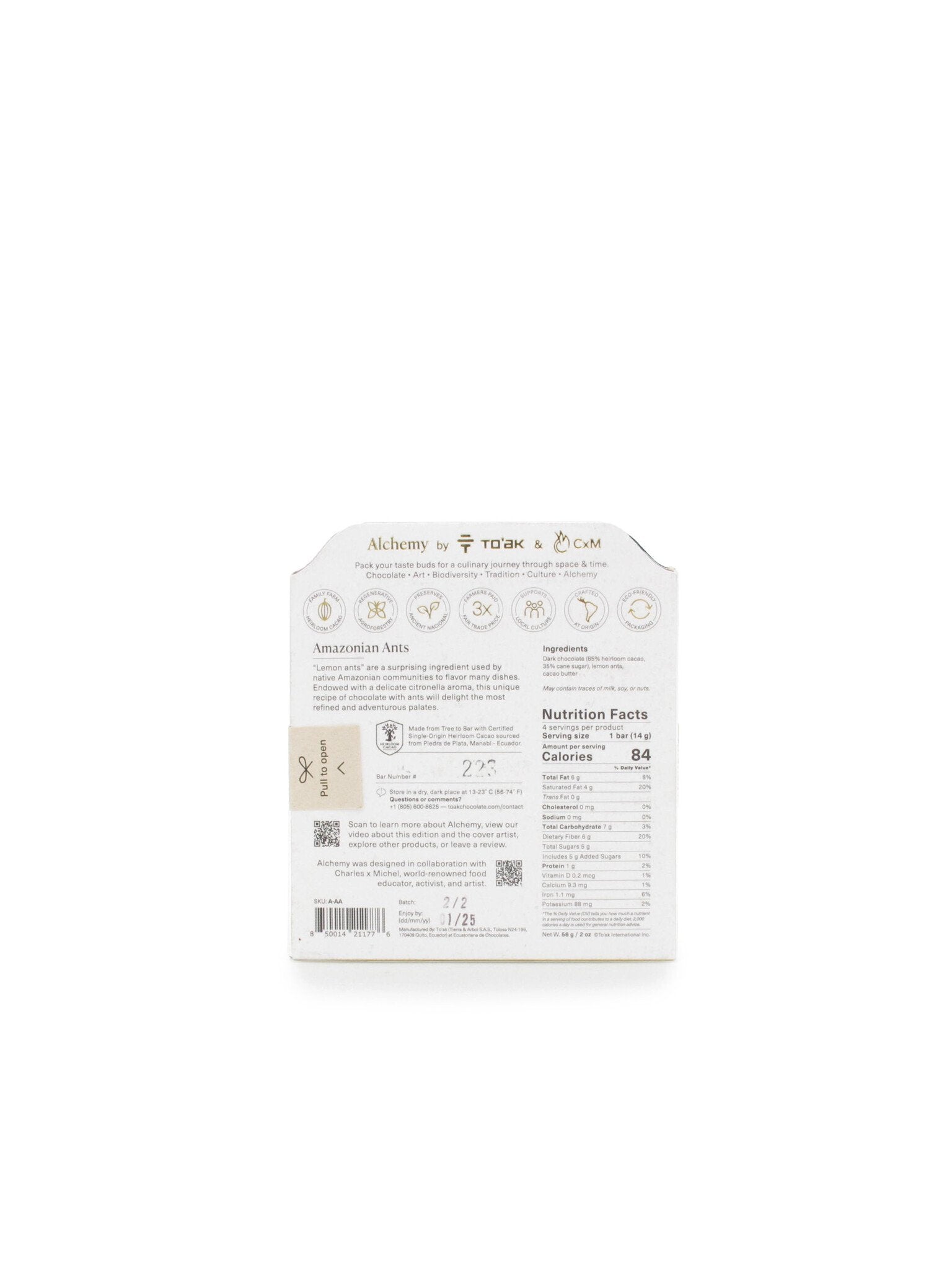 Alchemy by To'ak Amazonian Ants 56g