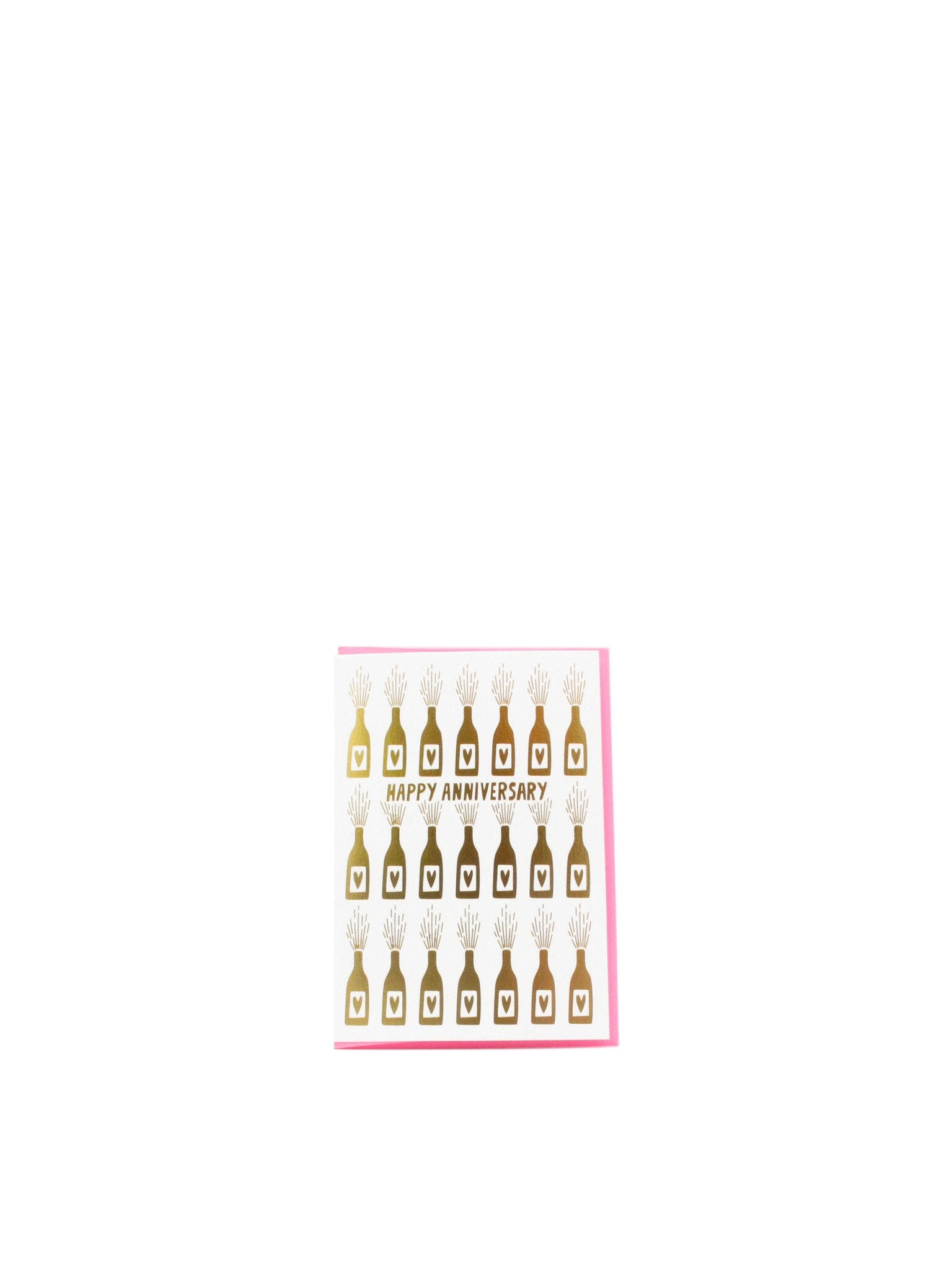 Anniversary Bottles Egg Press Greeting Card