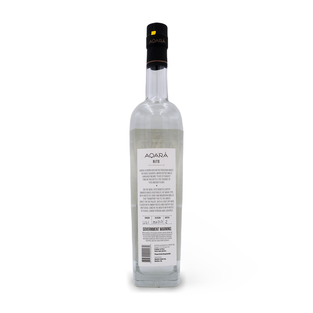 Aqara Agave de Los Andes Rito 750mL