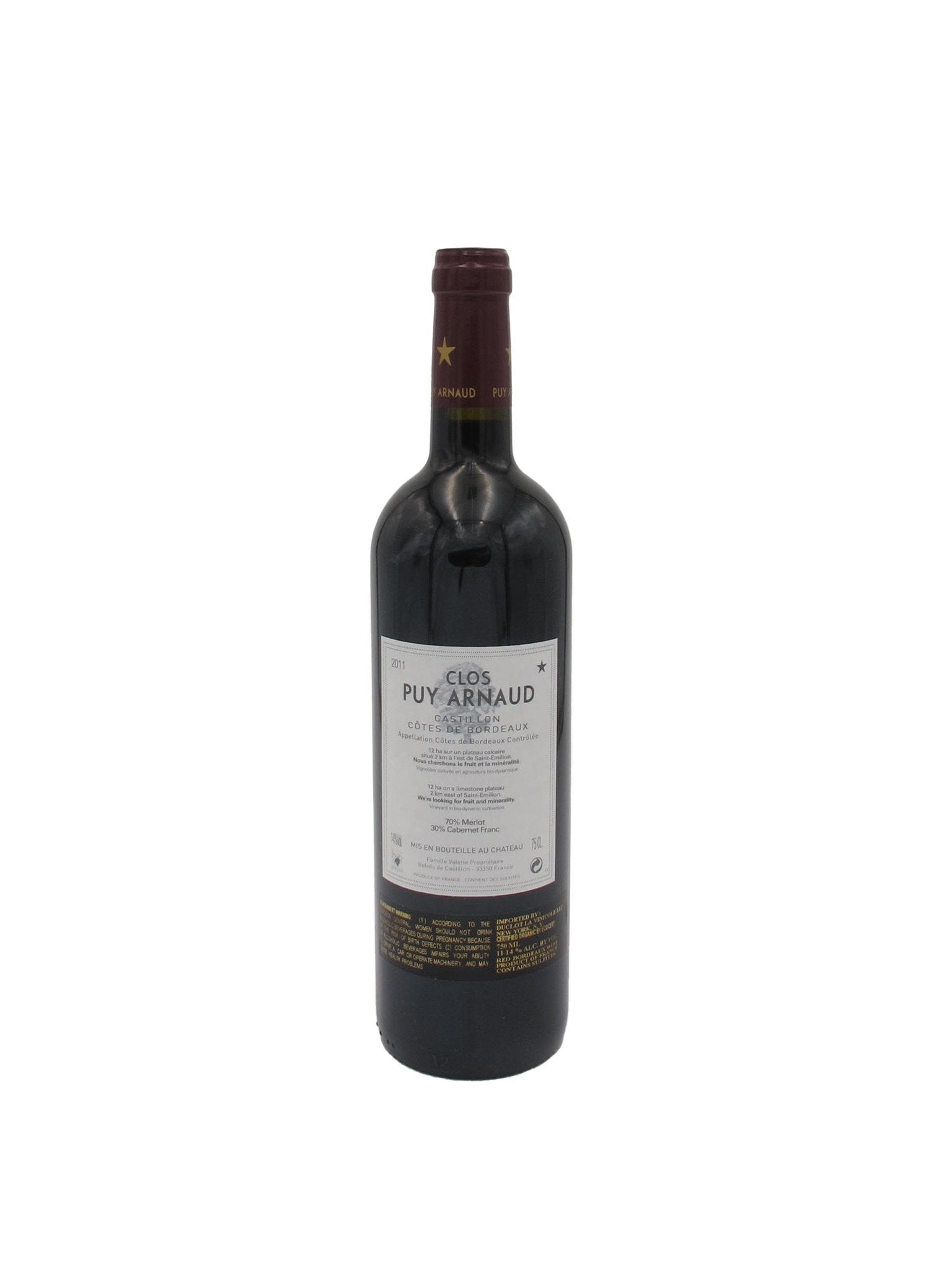2019 Clos Puy Arnaud 'Castillon' Cotes de Bordeaux 750ml